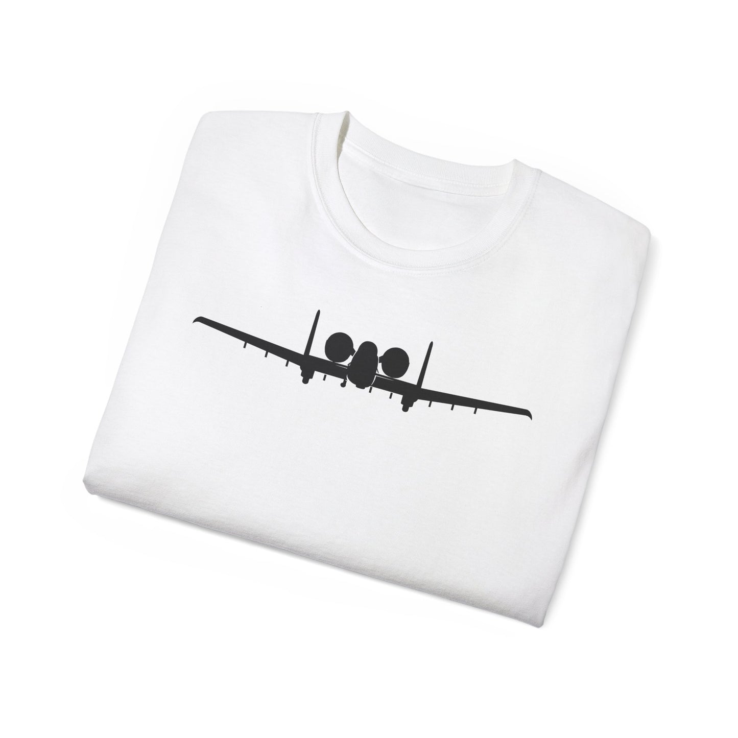 Unisex Ultra Cotton Tee - Aircraft - USAF - A-10 Thunderbolt II - Front - Silhouette X 300