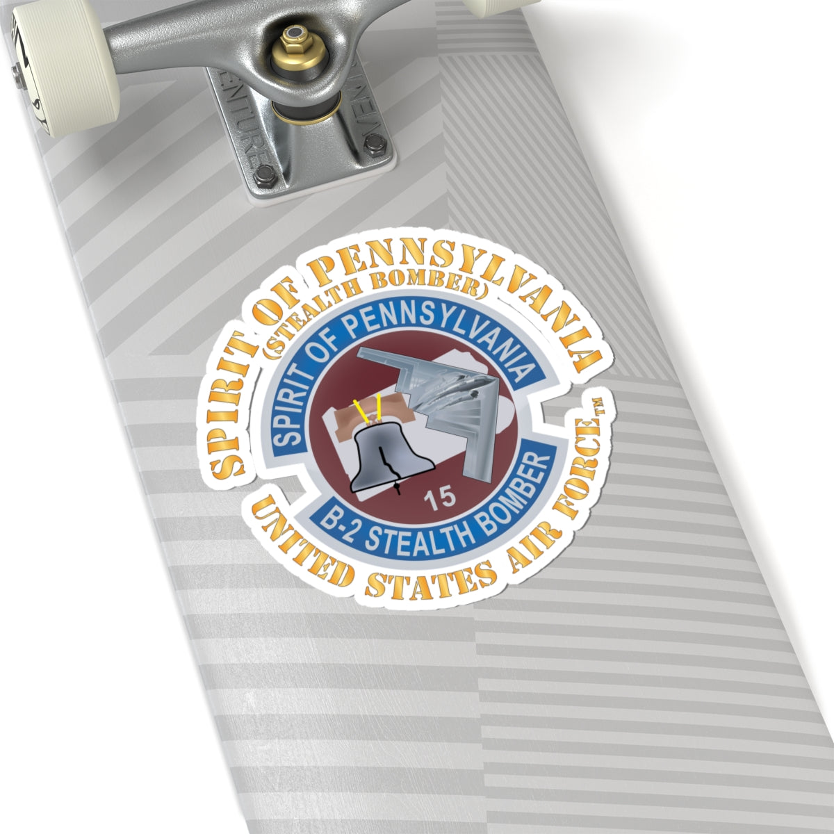 Kiss-Cut Stickers - USAF - B2 - Spirit of Pennsylvania Stealth Bomber X 300