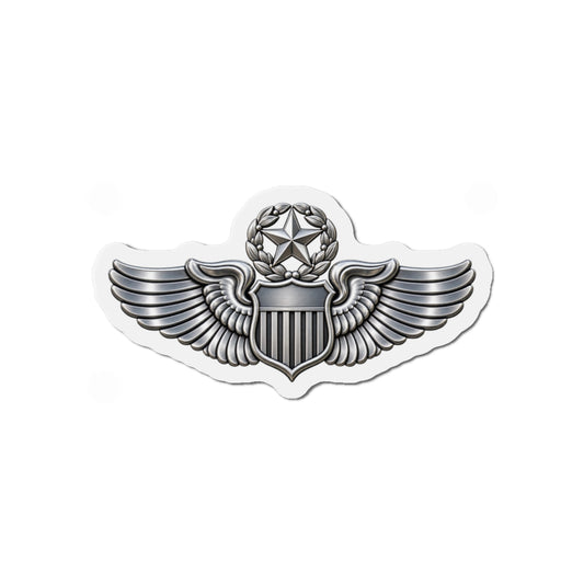 Die-Cut Magnet - USAF - Master Pilot Badge wo txt - 3D - Enhanced