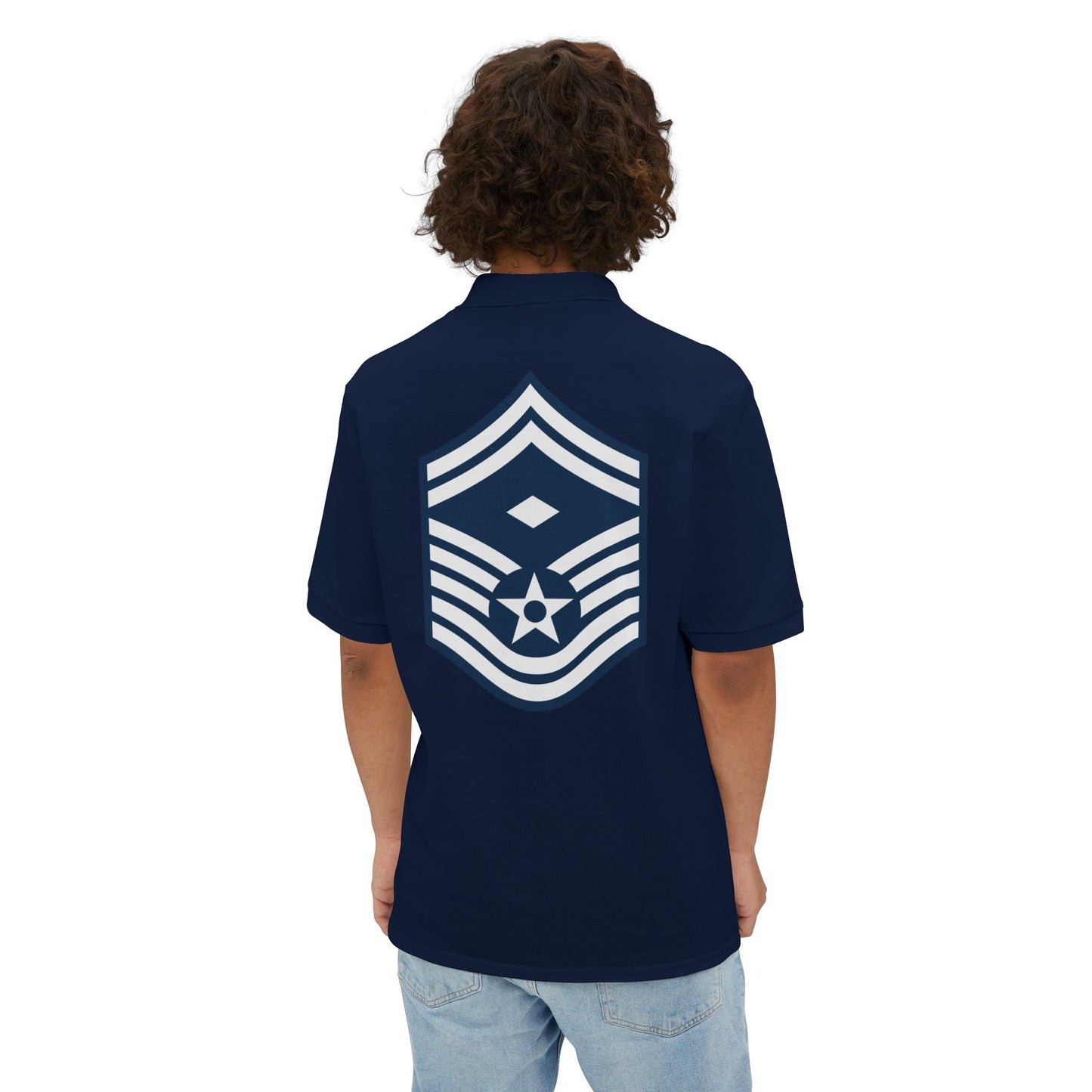 Men's Piqué Polo - USAF - First Sergeant (E8b) - 2020