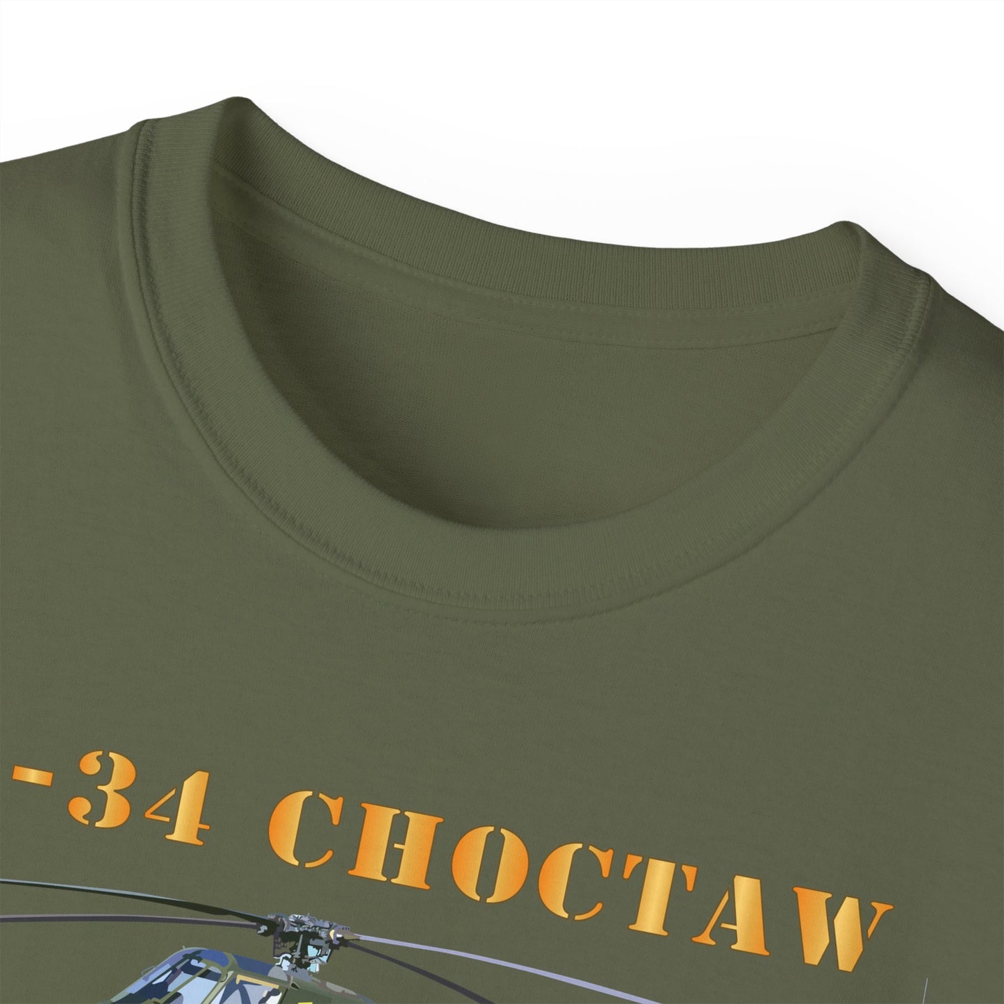 Unisex Ultra Cotton Tee - H-34 Choctaw with Txt X 300