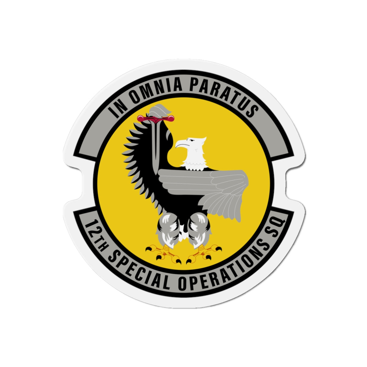 Die-Cut Magnet - USAF - 12th Special Operations Squadron wo txt