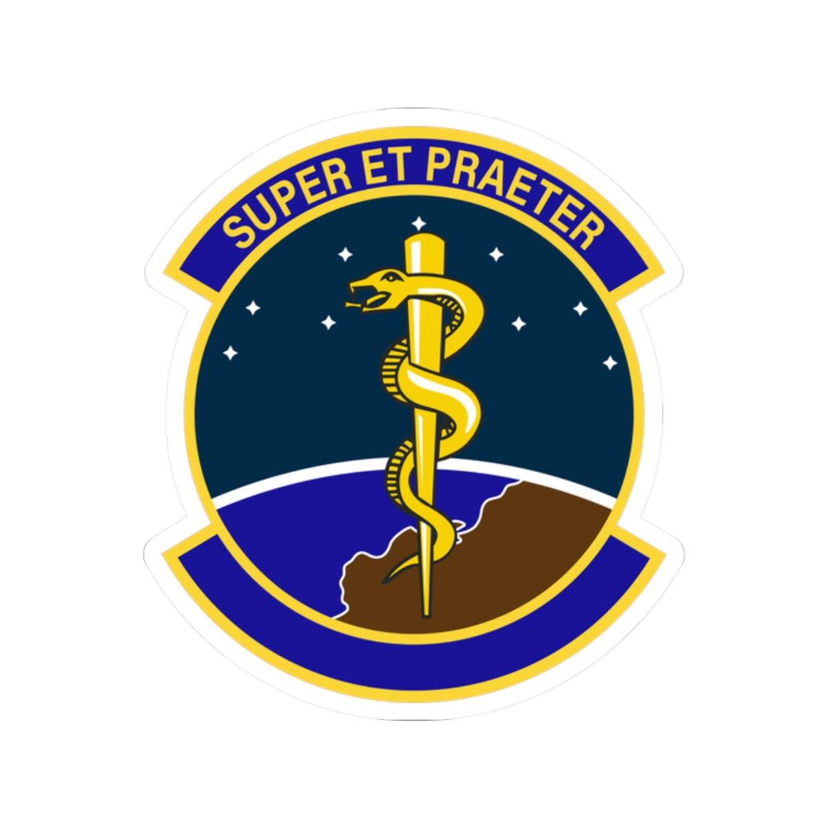 Kiss-Cut Stickers - USAF - 9th Operational Medical Readiness Sq wo txt X 300