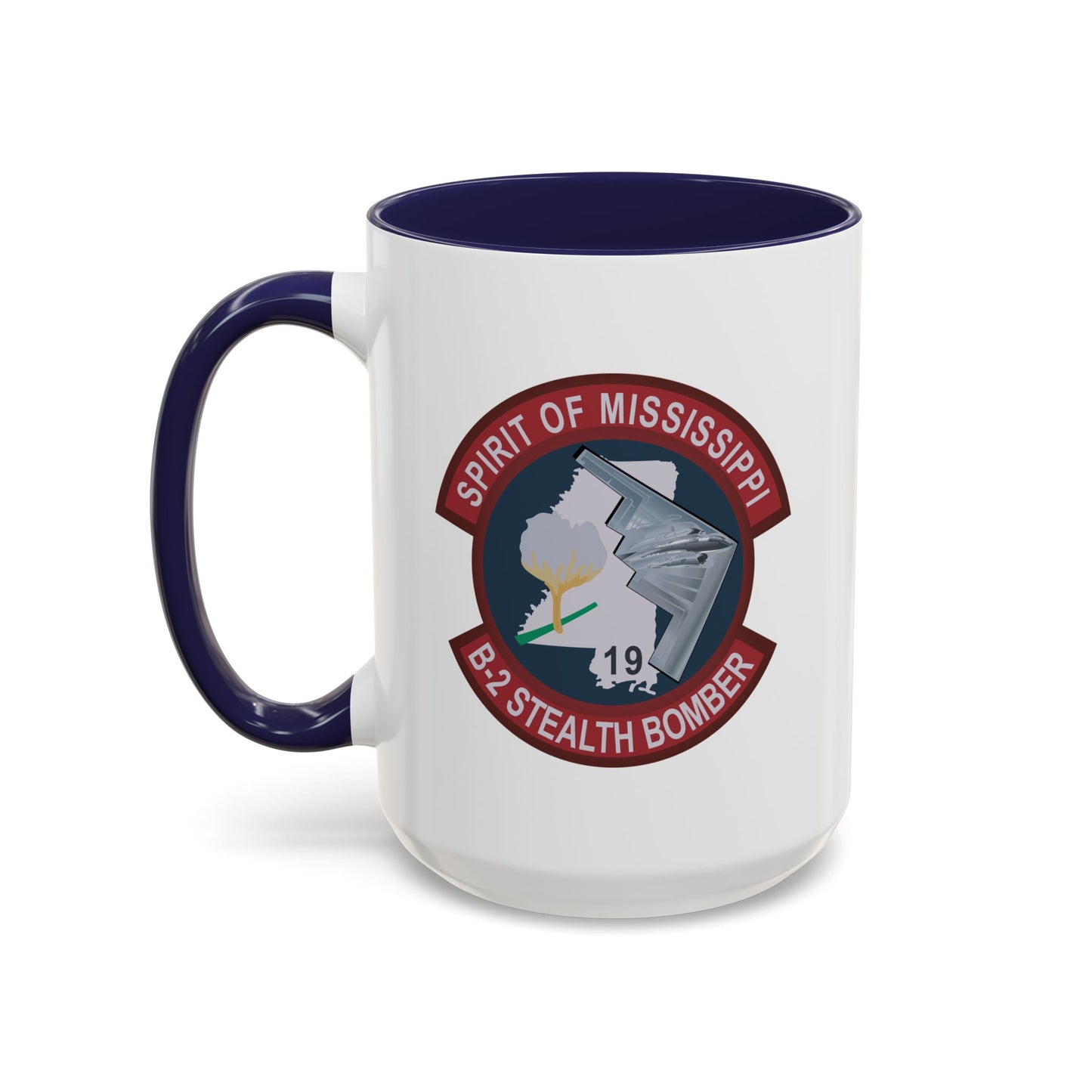 Accent Coffee Mug (11oz & 15oz) - USAF - B2 - Spirit of Mississippi - Stealth Bomber wo txt X 300