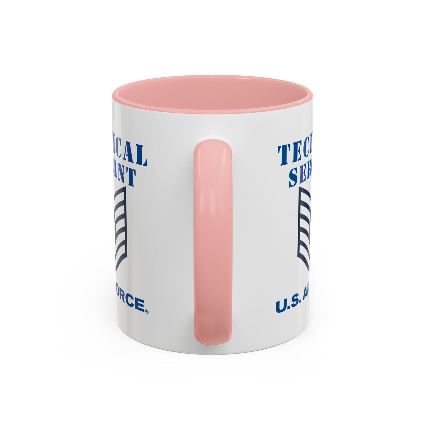 Accent Coffee Mug (11oz & 15oz) - USAF - Technical Sergeant (E6) - 2020 - US Air Force w Text X 300