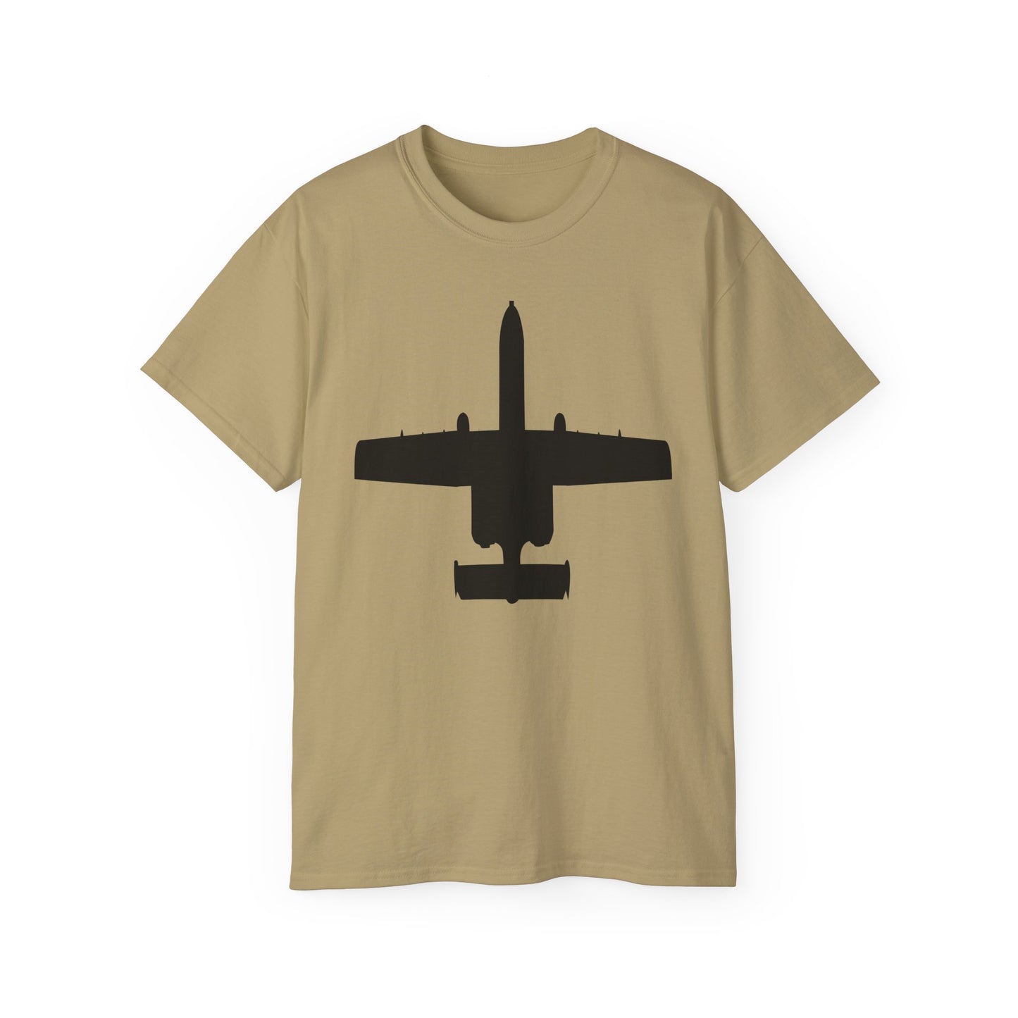 Unisex Ultra Cotton Tee - Aircraft - USAF - A-10 Thunderbolt II - Top - Silhouette X 300