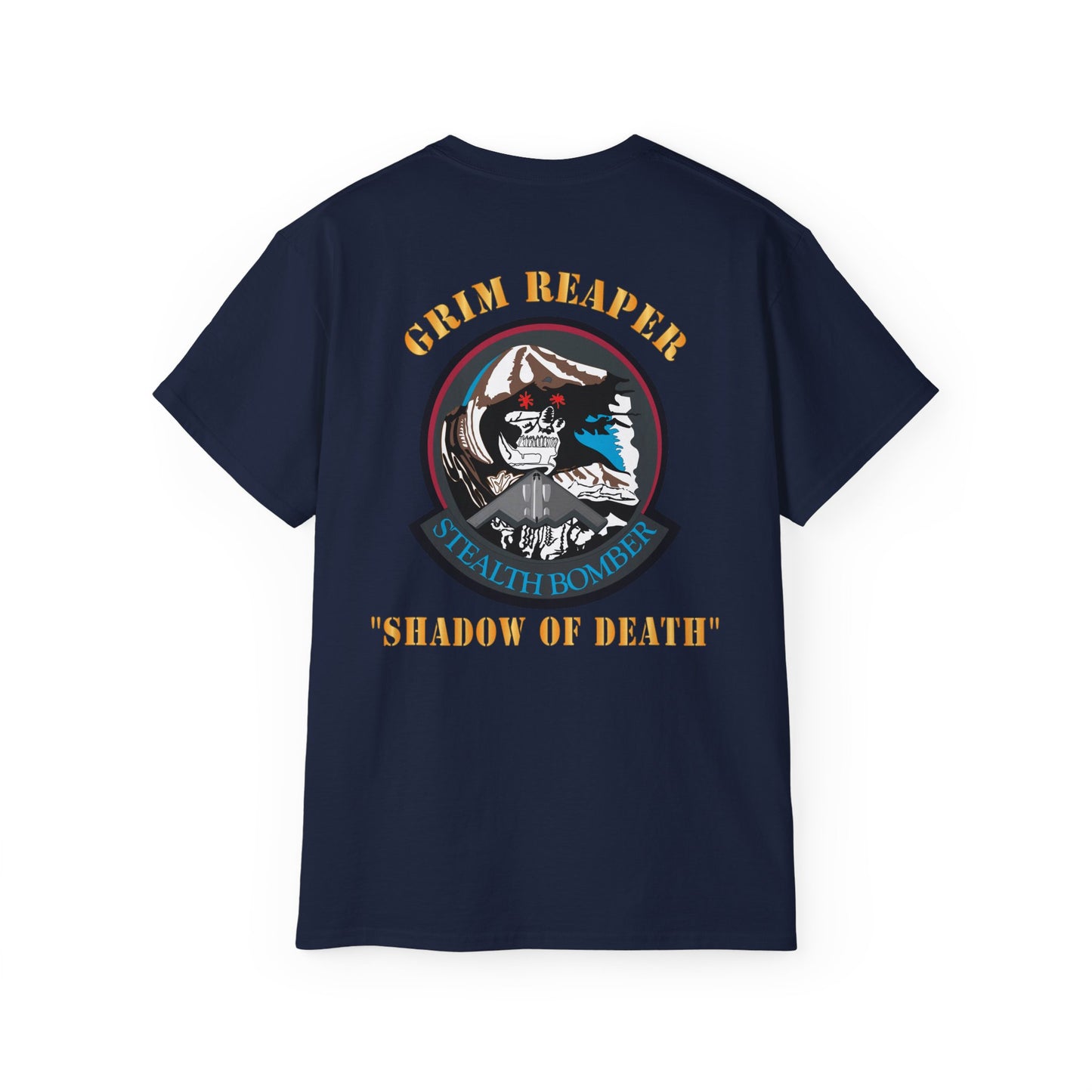 Unisex Ultra Cotton Tee - USAF - B2 - Grim Reaper - Stealth Bomber X 300