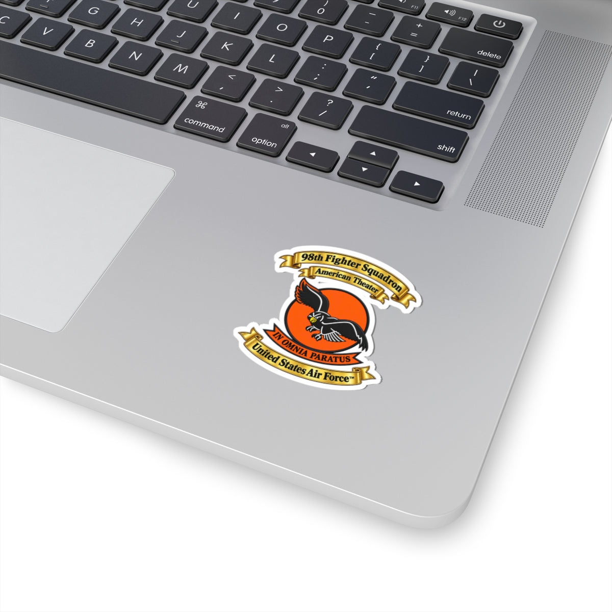 Kiss-Cut Stickers - 98th Fighter-Interceptor Squadron - SSI - American Theater - USAAF - 3D - Transparent