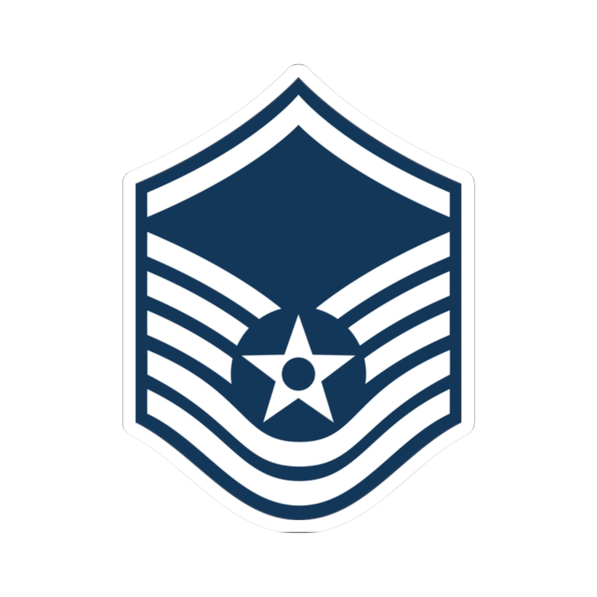 Kiss-Cut Stickers - USAF - Master Sergeant (E7a) - 2020