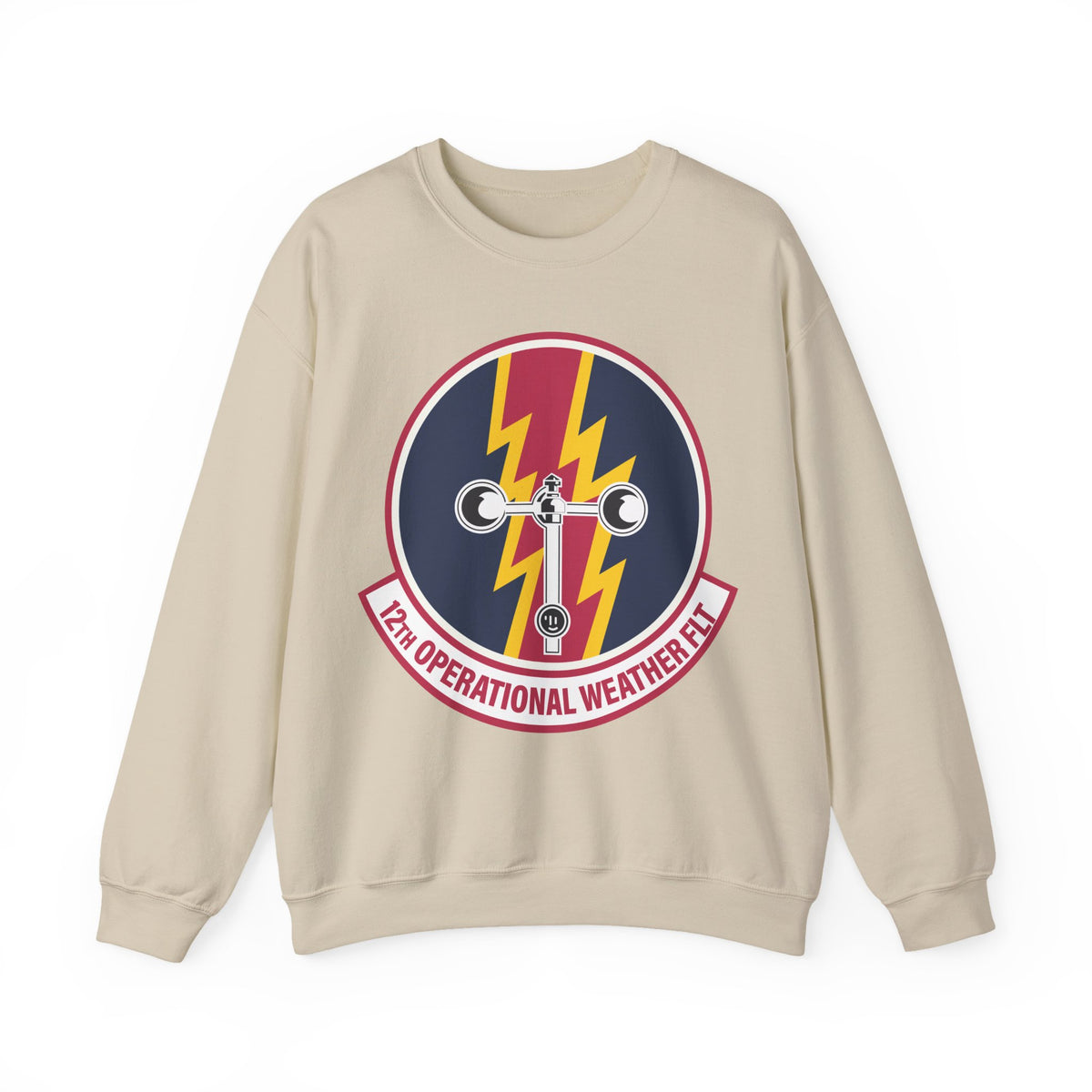Crewneck Sweatshirt - USAF - 12th Operational Weather Flight wo txt