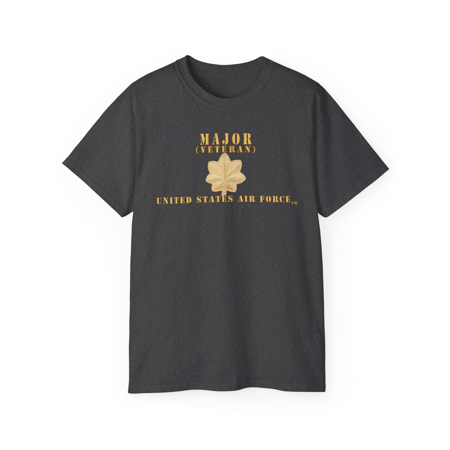 Unisex Ultra Cotton Tee - USAF - Major - MAJ - Veteran X 300