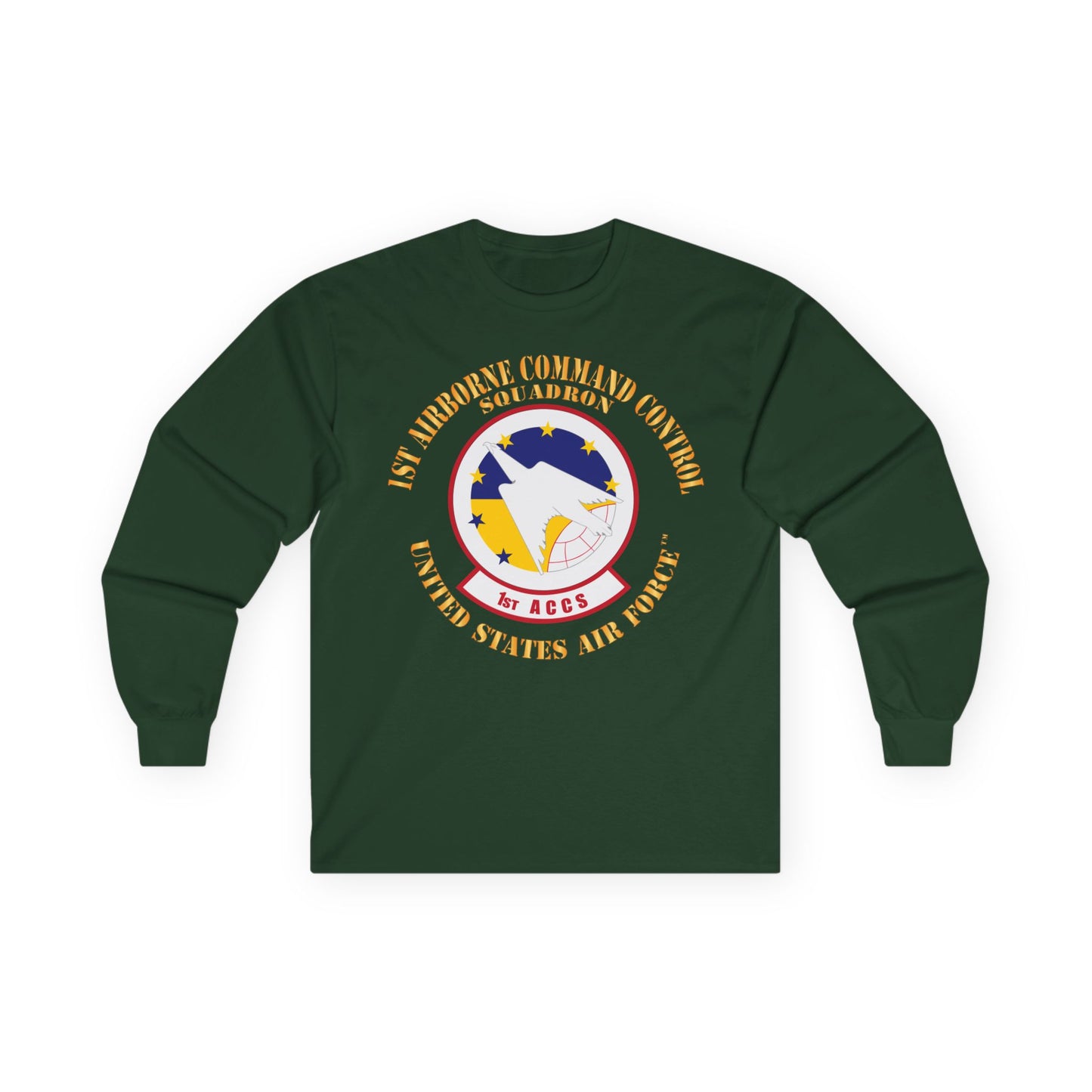 Unisex Ultra Cotton Long Sleeve Tee - USAF - 1st Airborne Command Control Squadron