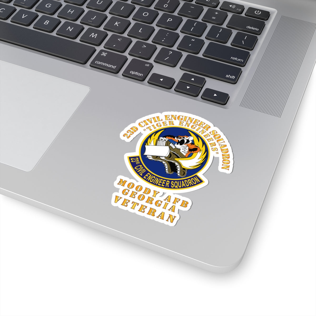 Kiss-Cut Stickers - USAF - 23d Civil Engineer Squadron - Tiger Engineers - Moody AFB, GA
