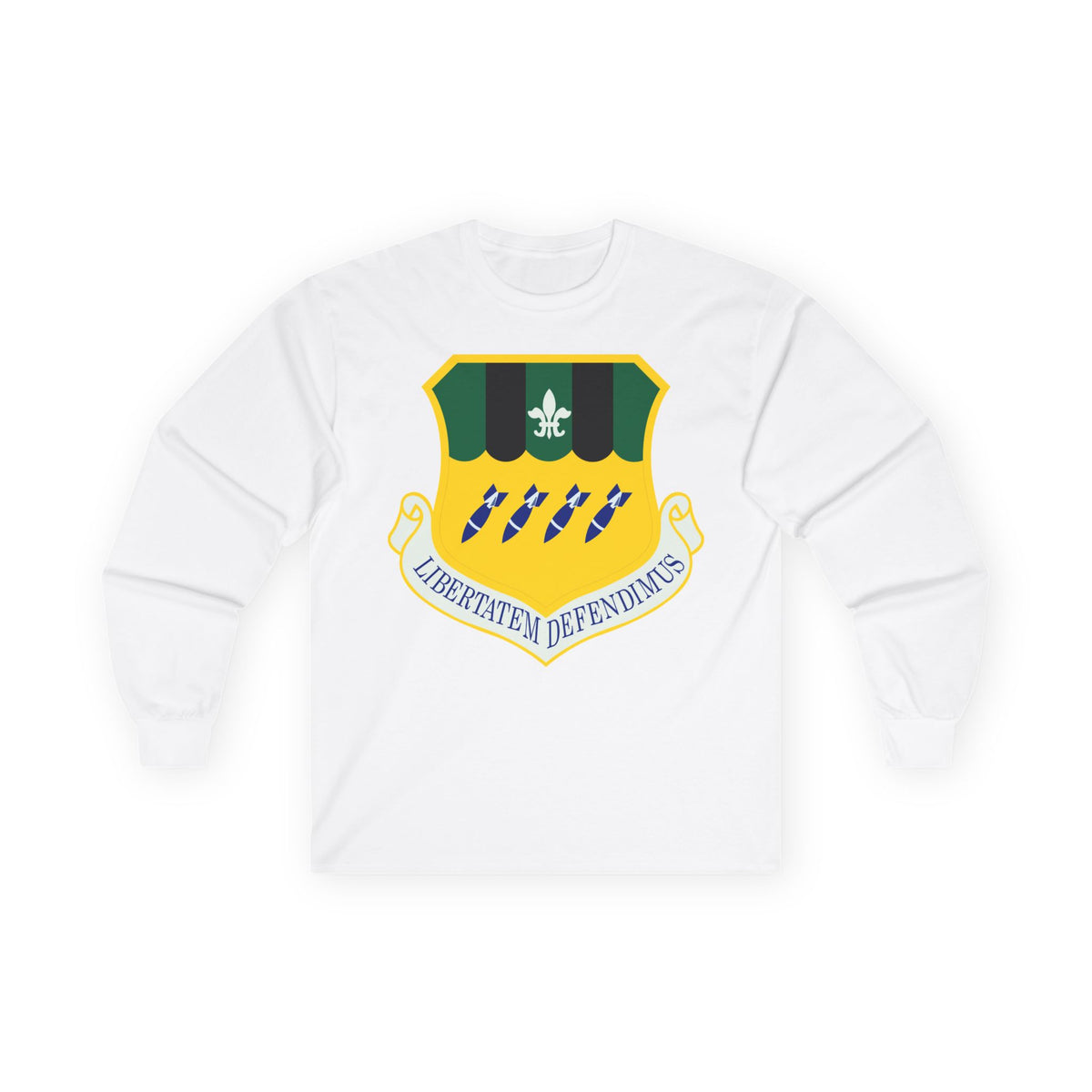 Unisex Ultra Cotton Long Sleeve Tee - USAF - 2d Bomb Wing wo txt