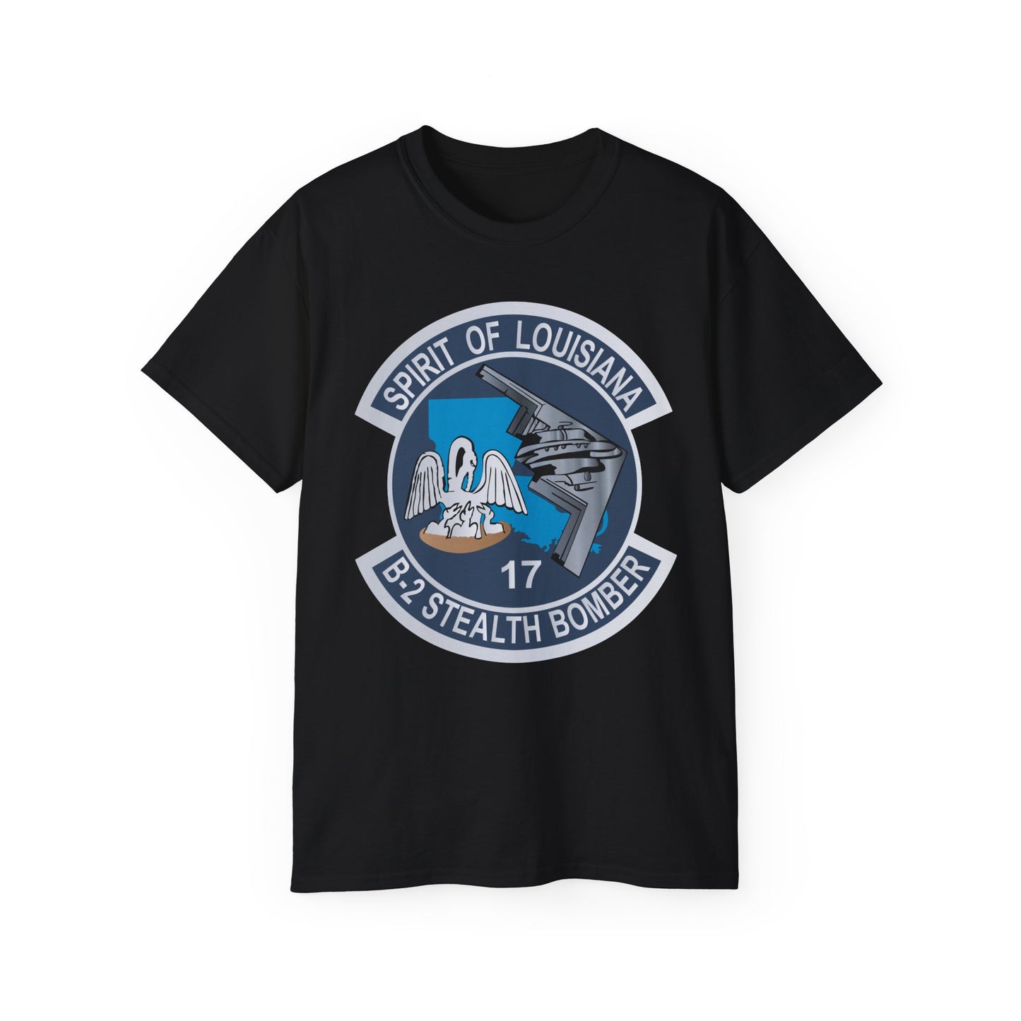 Unisex Ultra Cotton Tee - USAF - B2 - Spirit of Louisiana - Stealth Bomber wo txt X 300