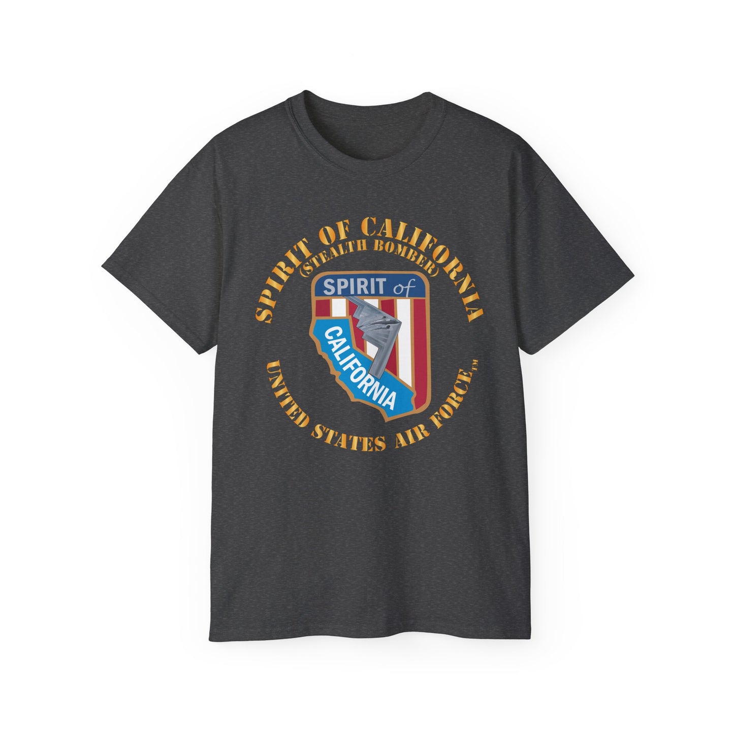 Unisex Ultra Cotton Tee - USAF - B2 - Spirit of California - Stealth Bomber X 300