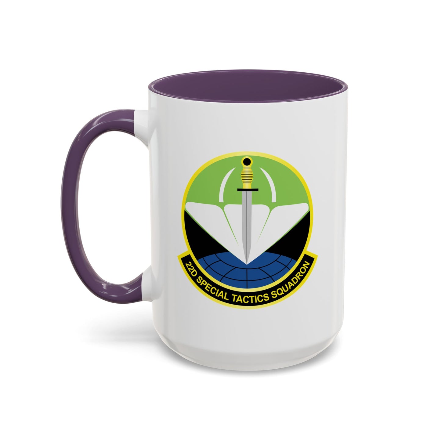 Accent Coffee Mug (11oz & 15oz) -USAF - 22nd Special Tactics Squadron  wo Txt X 300