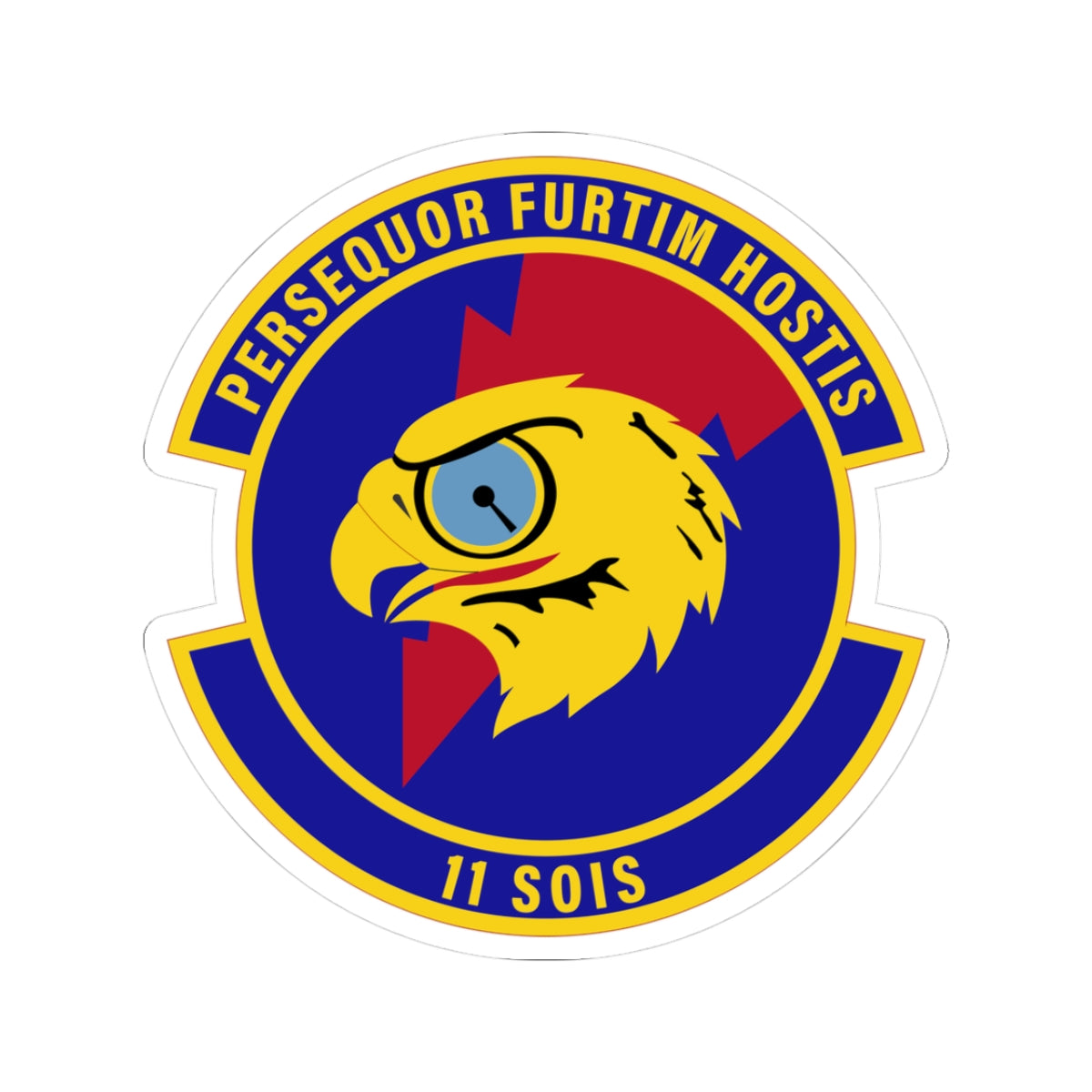 Kiss-Cut Stickers - USAF - 11th Special Operations Intelligence Sq wo txt X 300