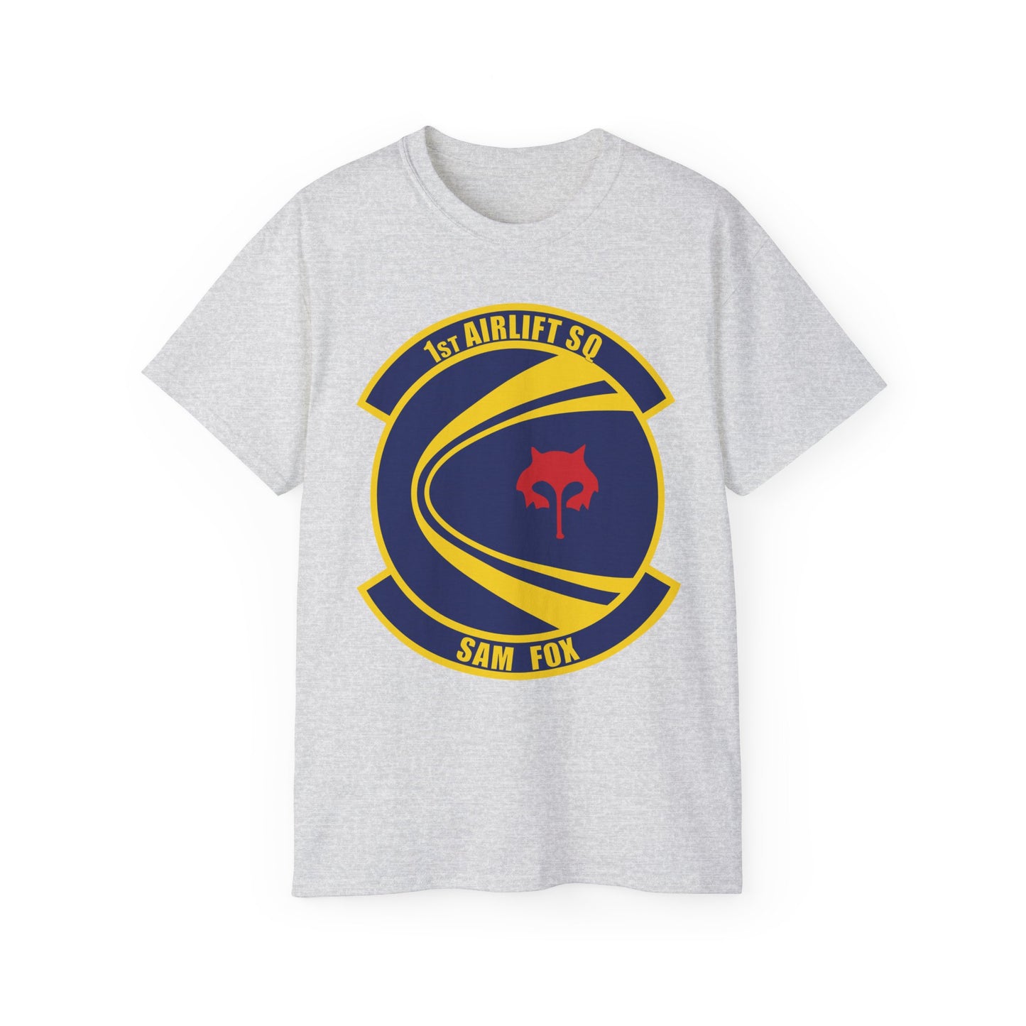Unisex Ultra Cotton Tee - USAF - 1st Airlift Squadron wo txt X 300