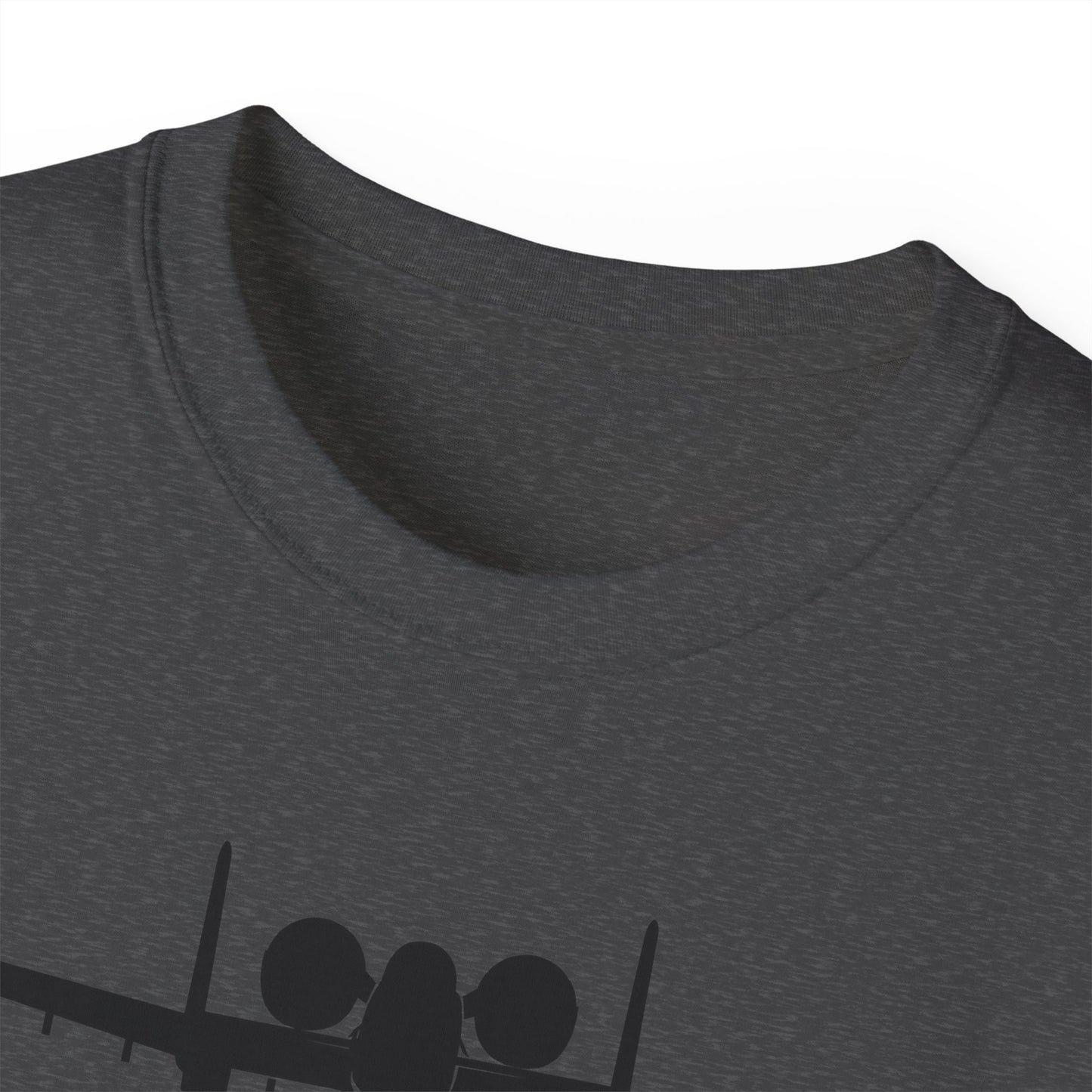 Unisex Ultra Cotton Tee - Aircraft - USAF - A-10 Thunderbolt II - Front - Silhouette X 300