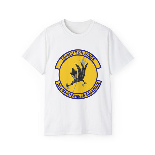 Unisex Ultra Cotton Tee - USAF - 12th Maintenance Sq wo txt