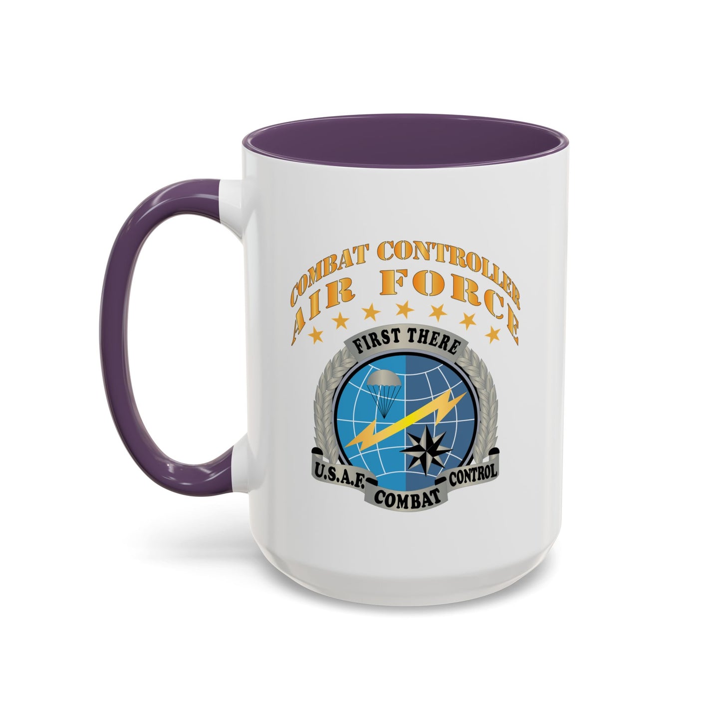 Accent Coffee Mug (11oz & 15oz) - USAF - Combat Controller X 300