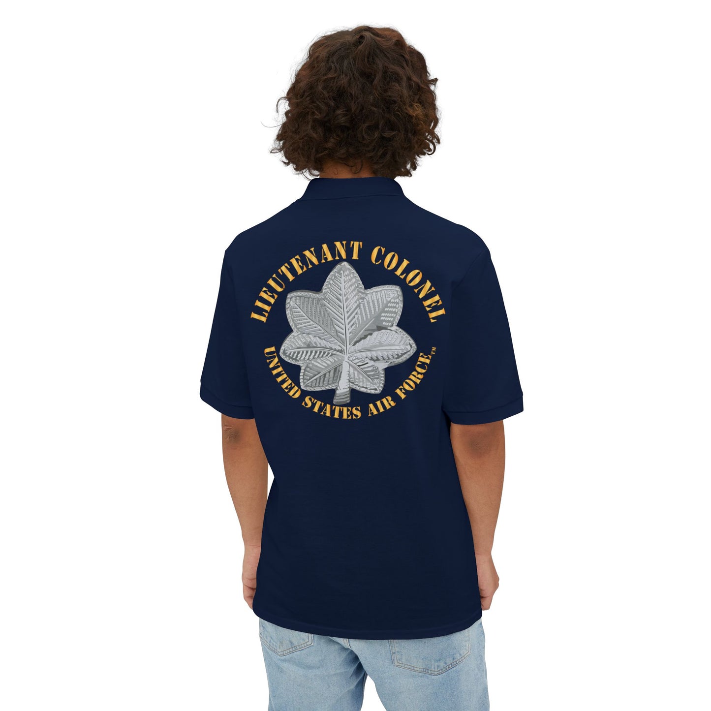 Men's Piqué Polo - USAF - Lieutenant Colonel - LTC - TM X 300