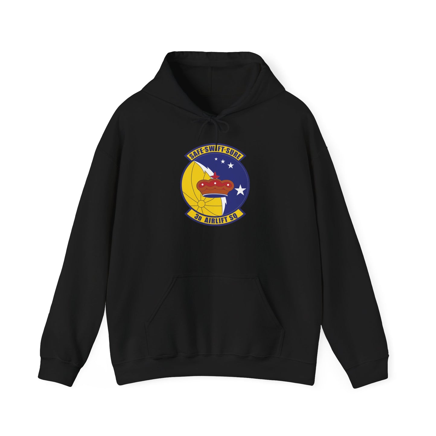 Unisex Heavy Blend Hooded Sweatshirt - USAF - 3rd Airlift Squadron wo txt