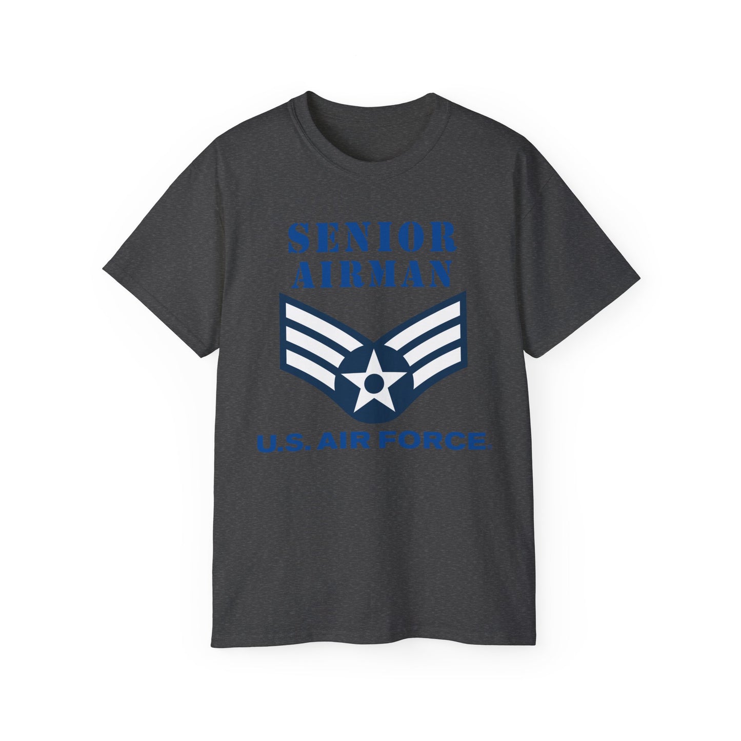 Unisex Ultra Cotton Tee - USAF - Senior Airman (E4) - 2020 - US Air Force w Text X 300