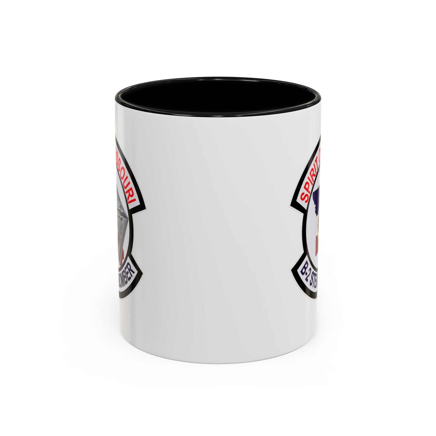 Accent Coffee Mug (11oz & 15oz) - USAF - B2 - Spirit of Missouri - Stealth Bomber wo Txt