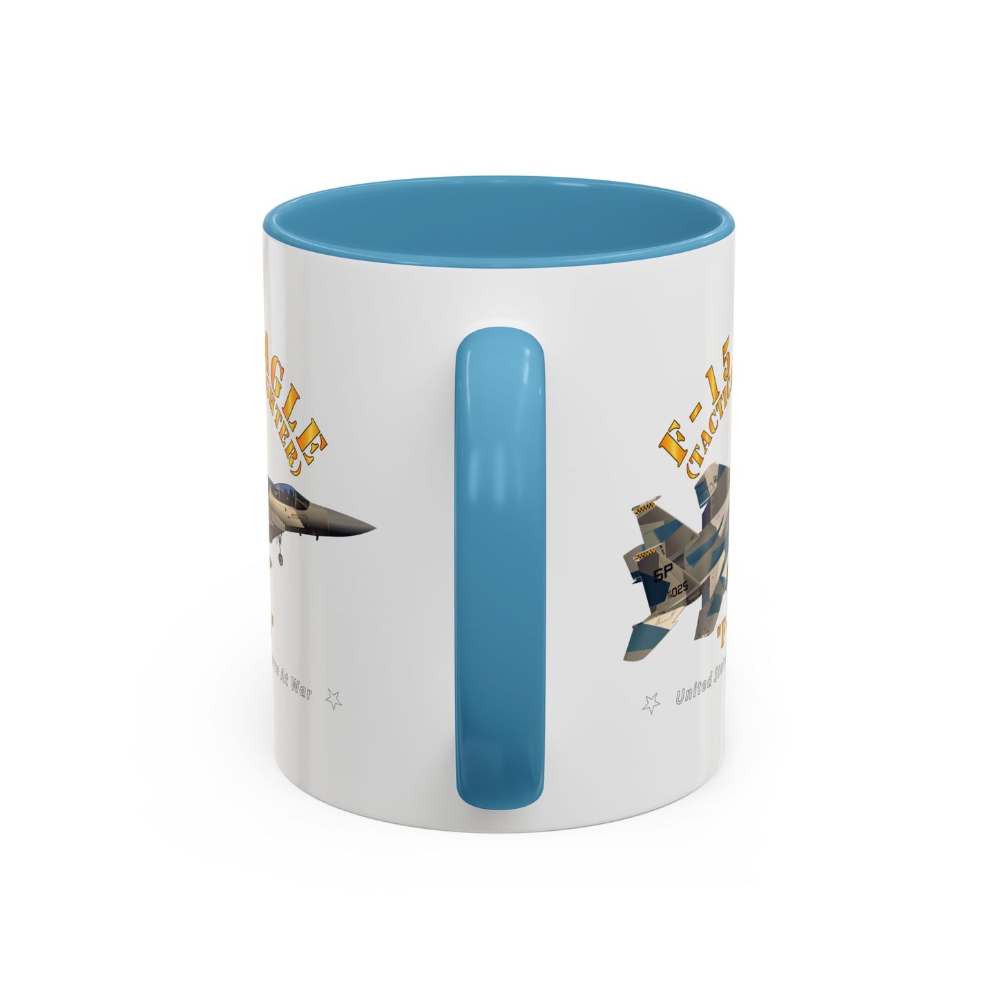 Accent Coffee Mug (11oz & 15oz) - USAF - F15 Eagle - F15