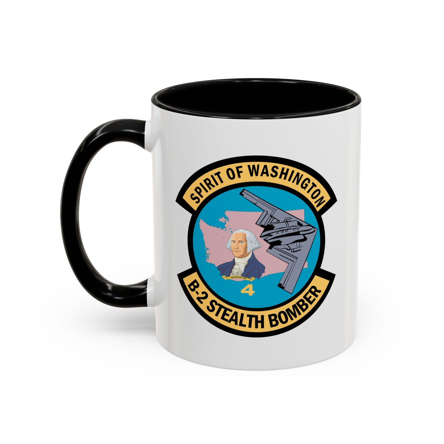 Accent Coffee Mug (11oz & 15oz) - USAF - B2 - Spirit of Washington - Stealth Bomber wo txt X 300