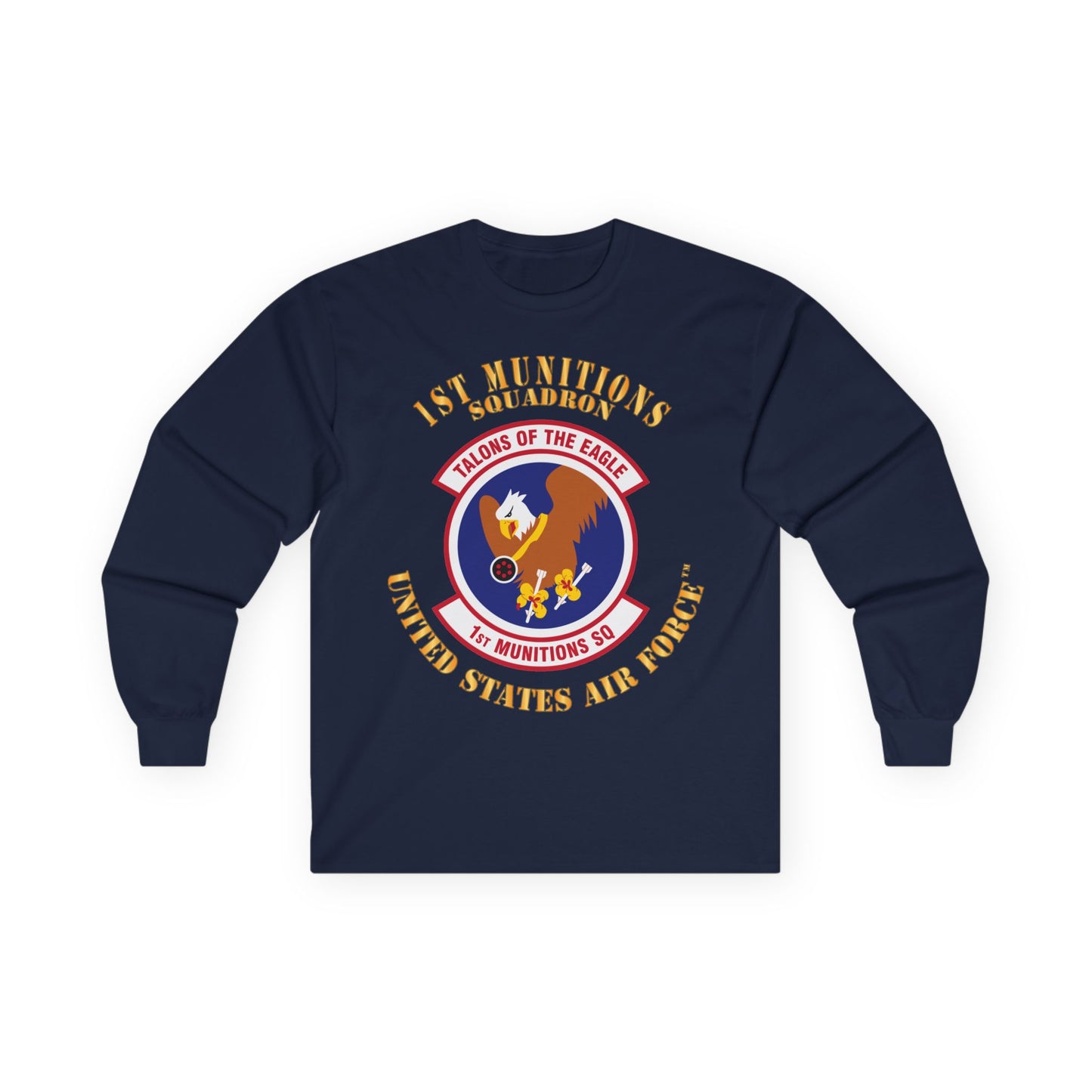 Unisex Ultra Cotton Long Sleeve Tee - USAF - 1st Munitions Squadron (ACC)