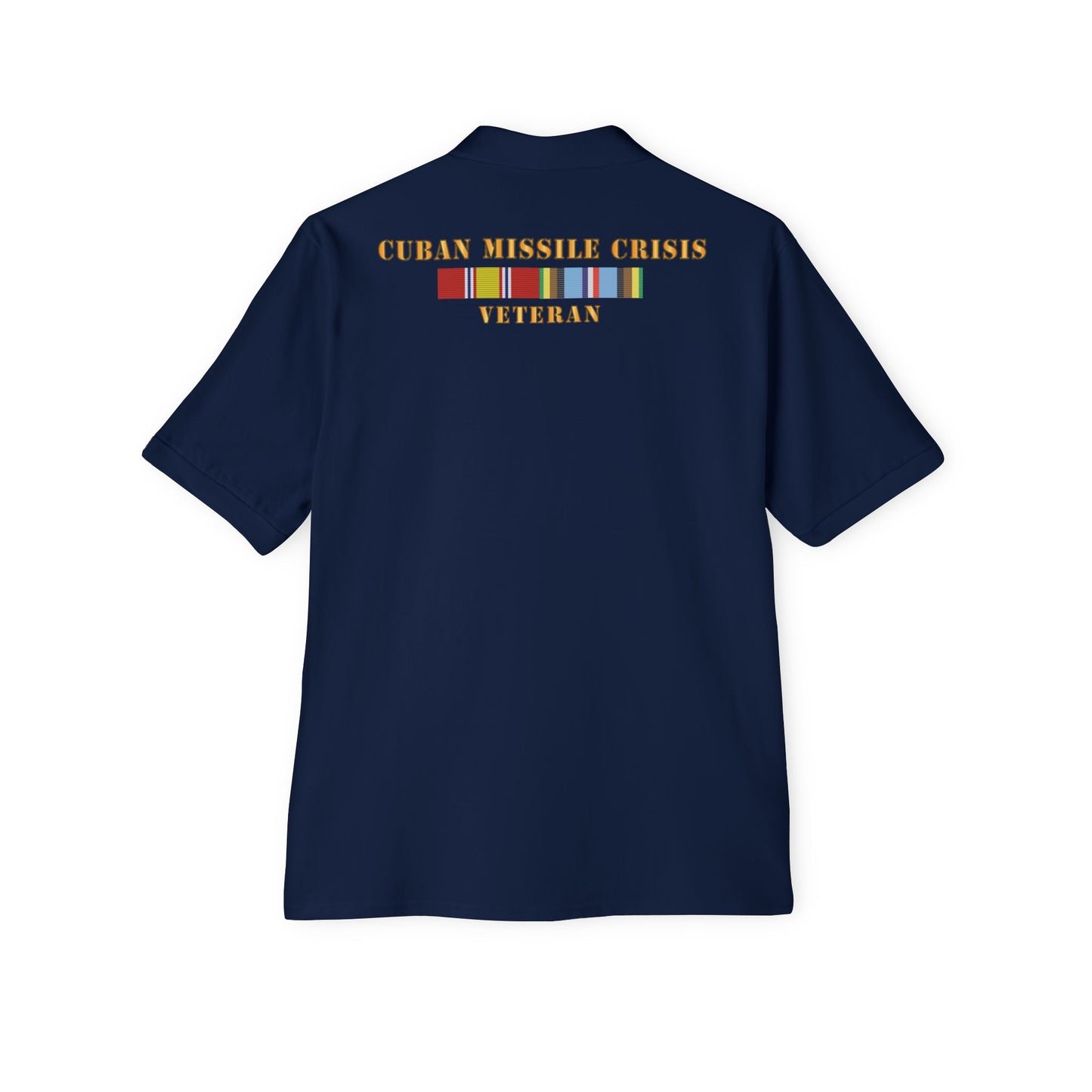 Men's Piqué Polo - USAF - Cuban Missile Crisis w AFEM COLD SVC X 300