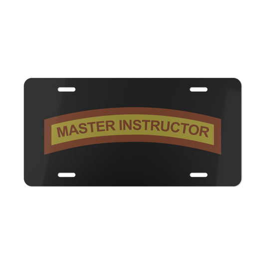 License Plate - USAF - Master Instructor Tab