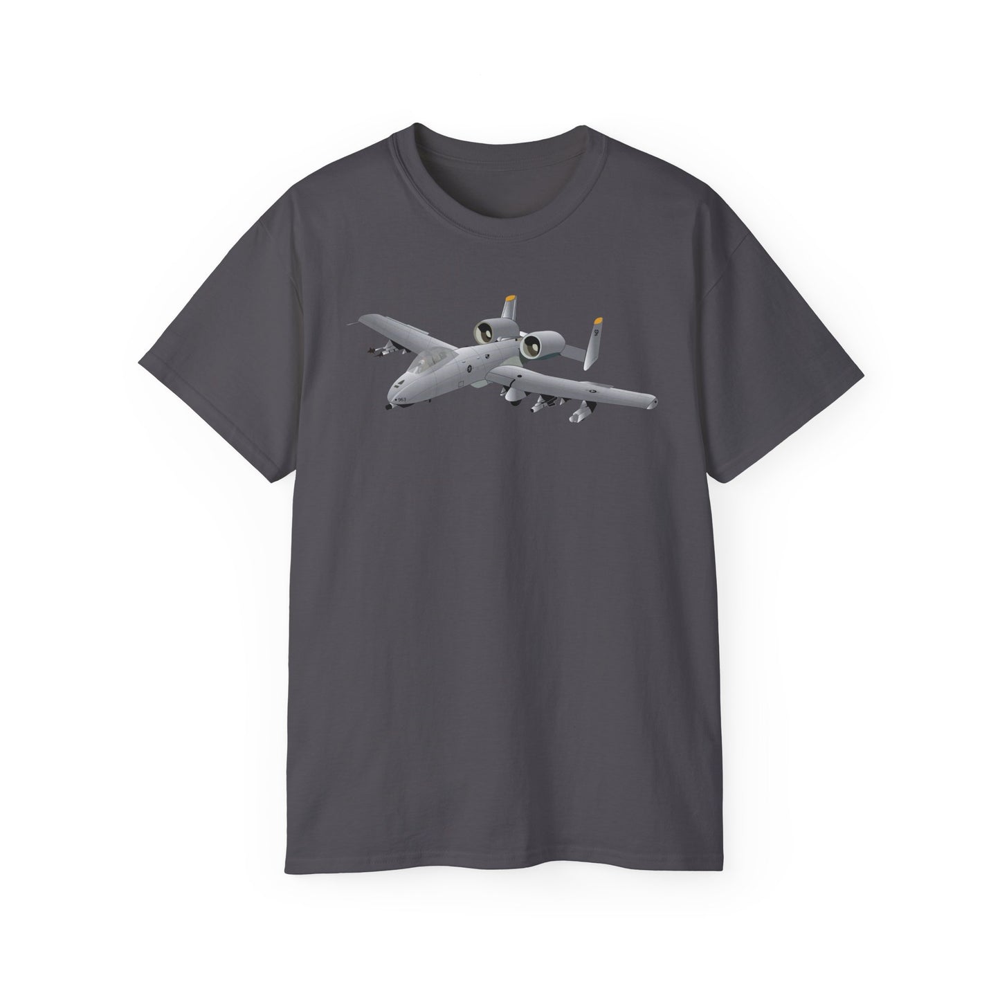 Unisex Ultra Cotton Tee - Aircraft - A10 - Front - Top - Oblique X 300