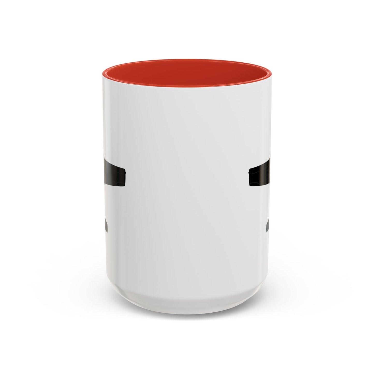 Accent Coffee Mug (11oz & 15oz) - Aircraft - T-37-Trainer - Bottom - Black - Metal X 300