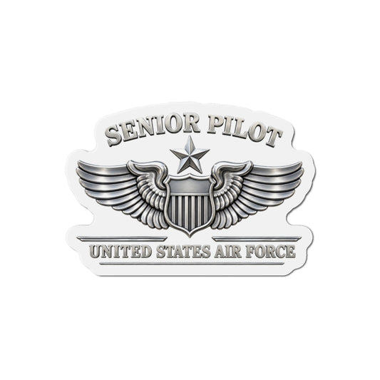 Die-Cut Magnet - USAF - Senior Pilot Badge - United States Air Force - 3D - Enhanced