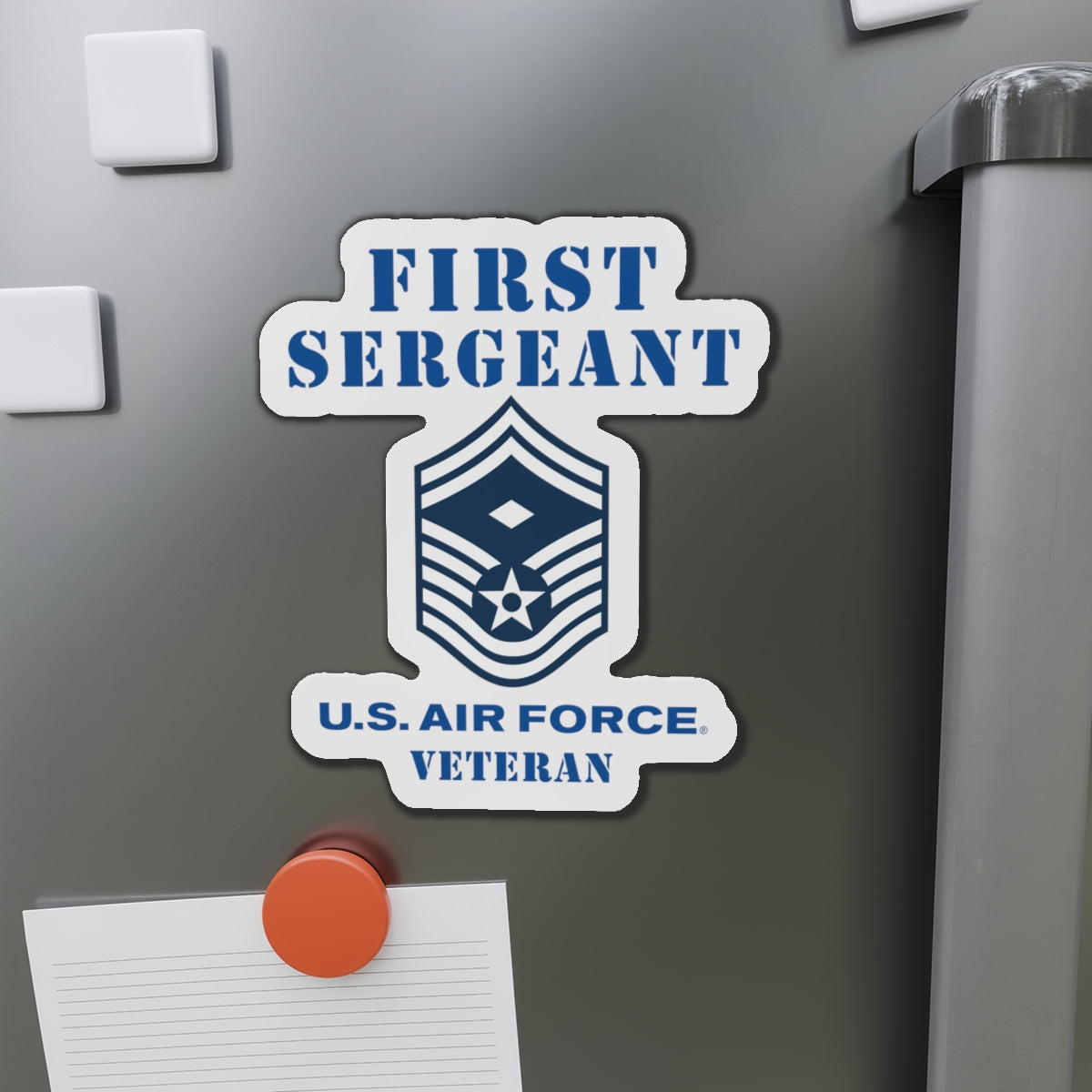 Die-Cut Magnet - USAF - First Sergeant (E8b) - 2020 - Veteran