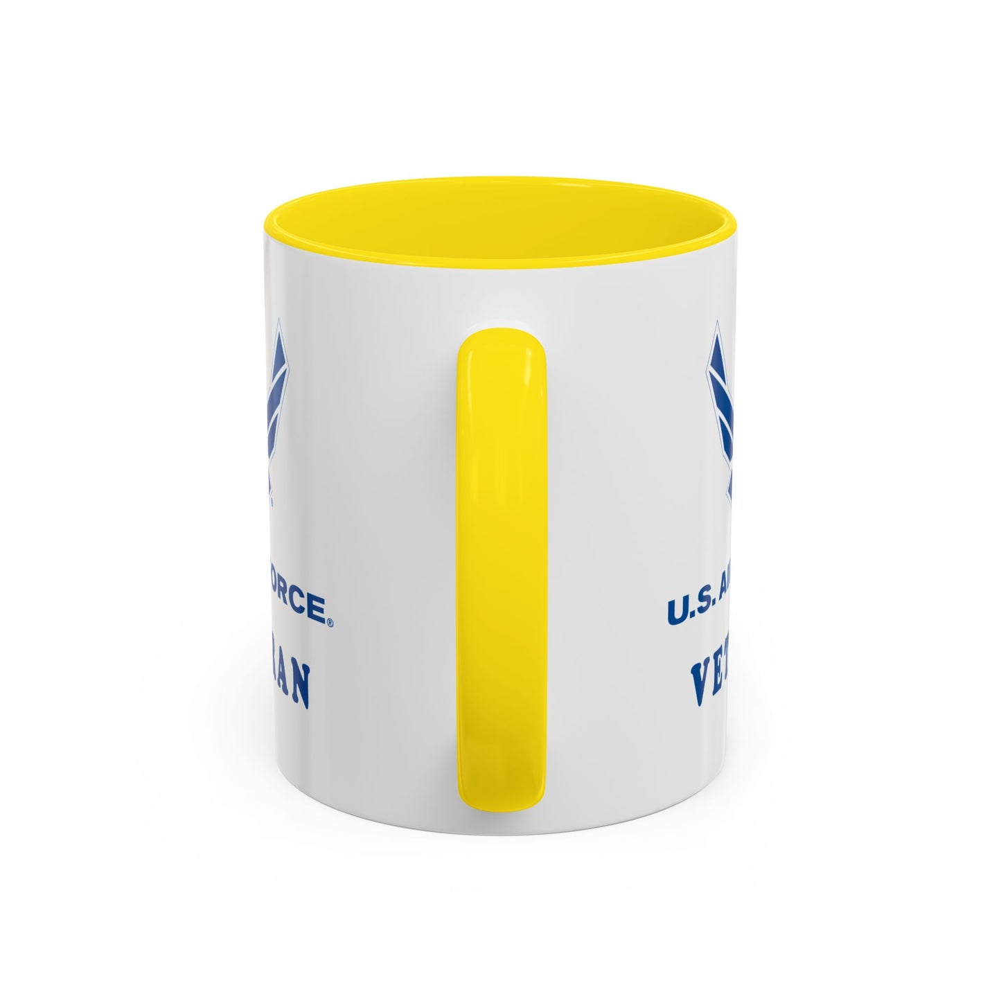 Accent Coffee Mug (11oz & 15oz) - USAF - Air Force - Veteran X 300