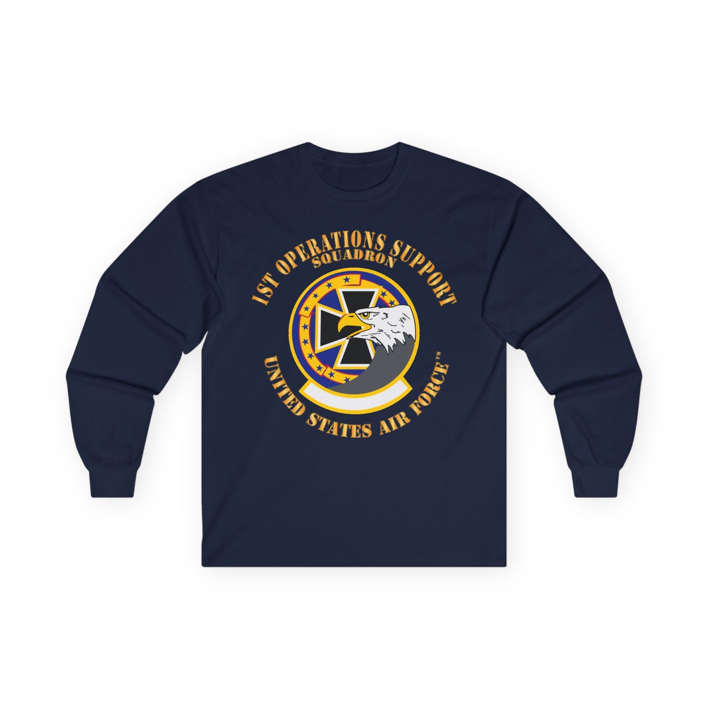 Unisex Ultra Cotton Long Sleeve Tee - USAF - 1st Operations Support Squadron
