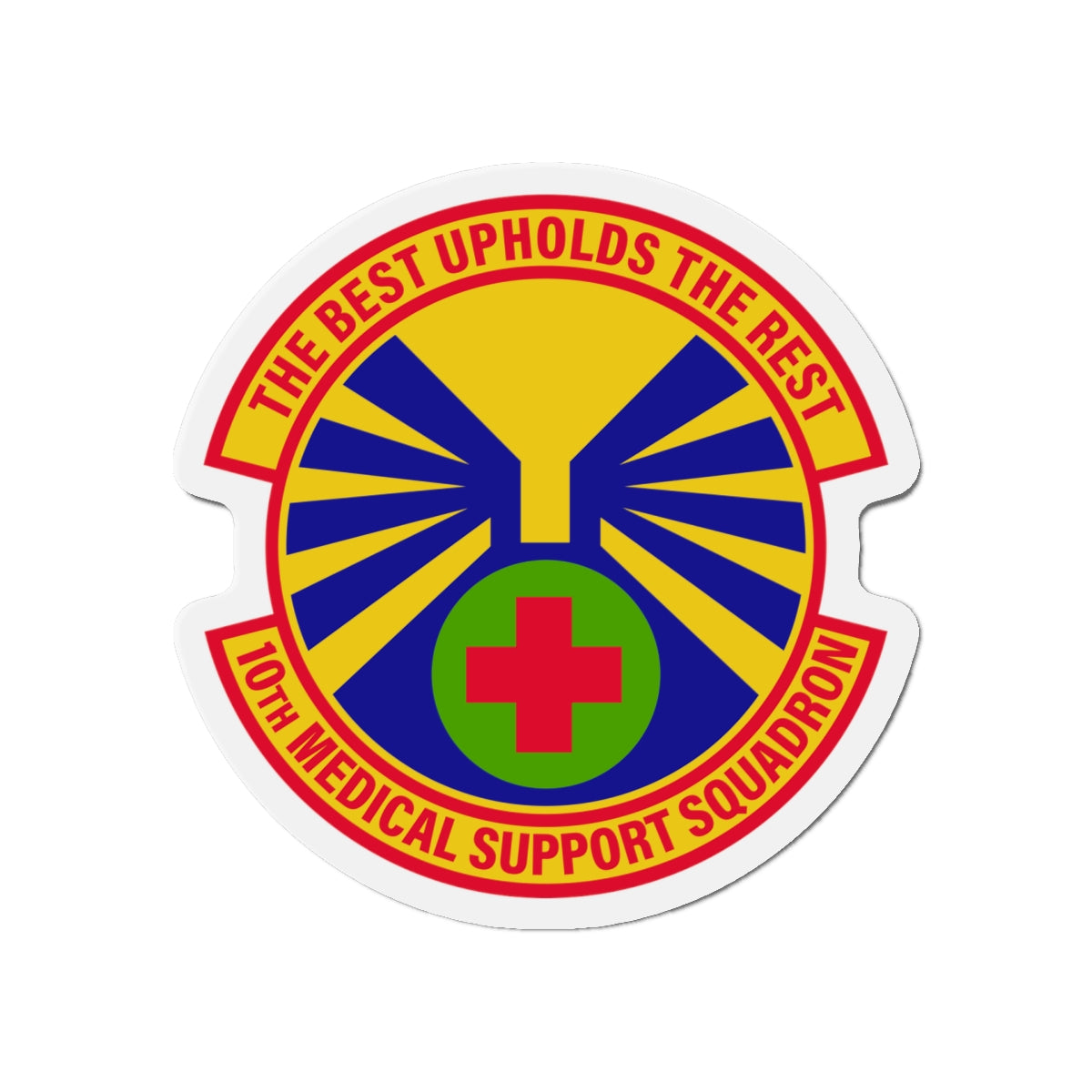 Die-Cut Magnet - USAF - 10th Medical Support Squadron wo txt