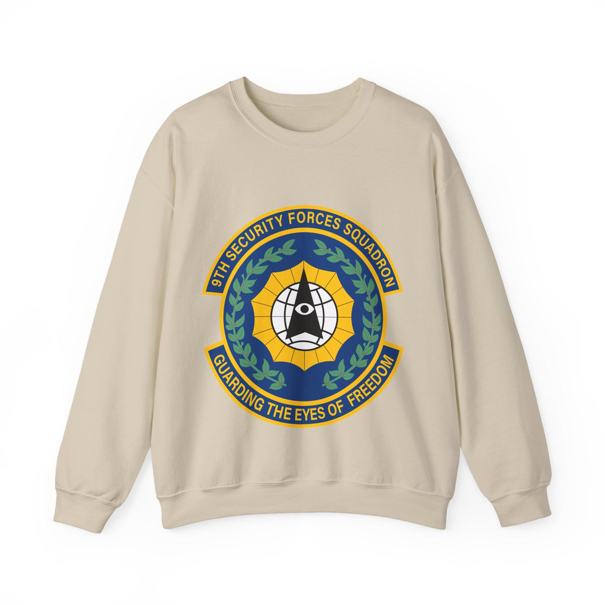 Crewneck Sweatshirt - USAF - 9th Security Forces Squadron wo txt X 300