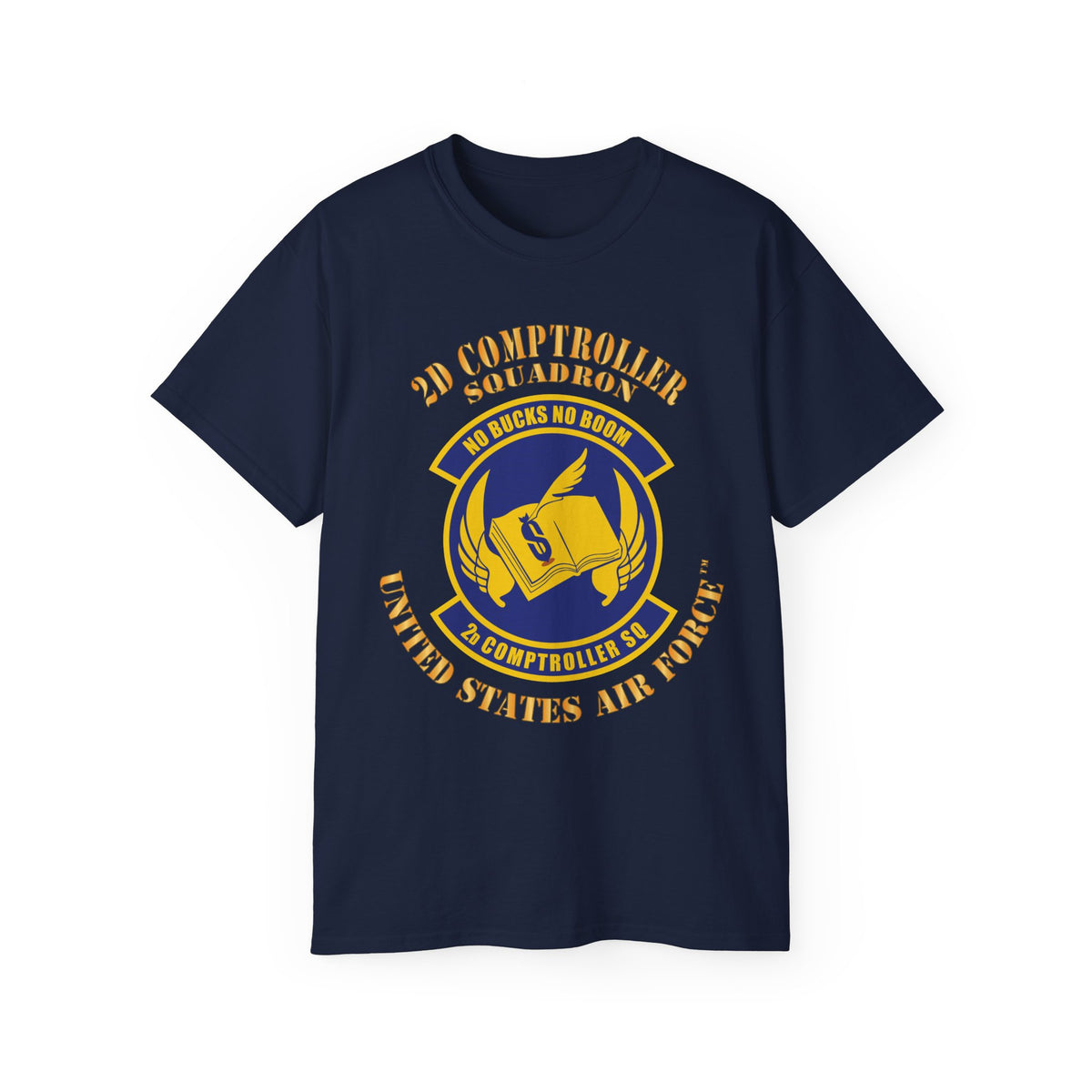 Unisex Ultra Cotton Tee - USAF - 2d Comptroller Squadron