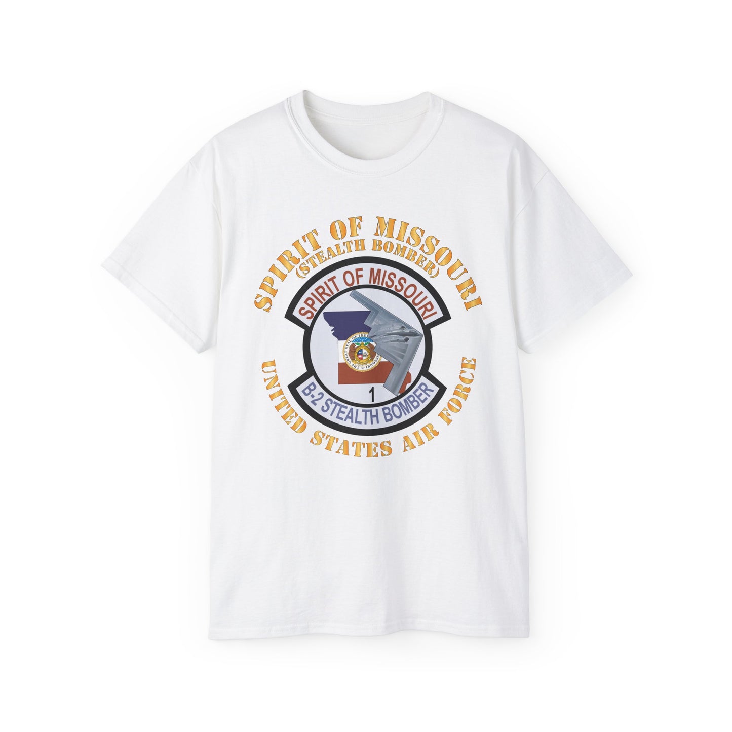 Unisex Ultra Cotton Tee - USAF - B2 - Spirit of Missouri Stealth Bomber X 300