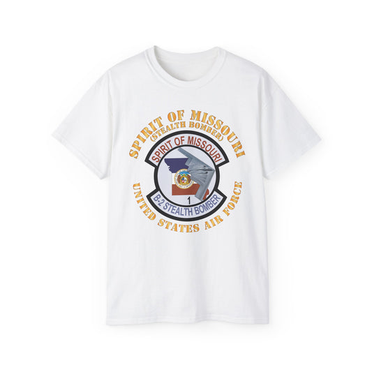 Unisex Ultra Cotton Tee - USAF - B2 - Spirit of Missouri Stealth Bomber X 300
