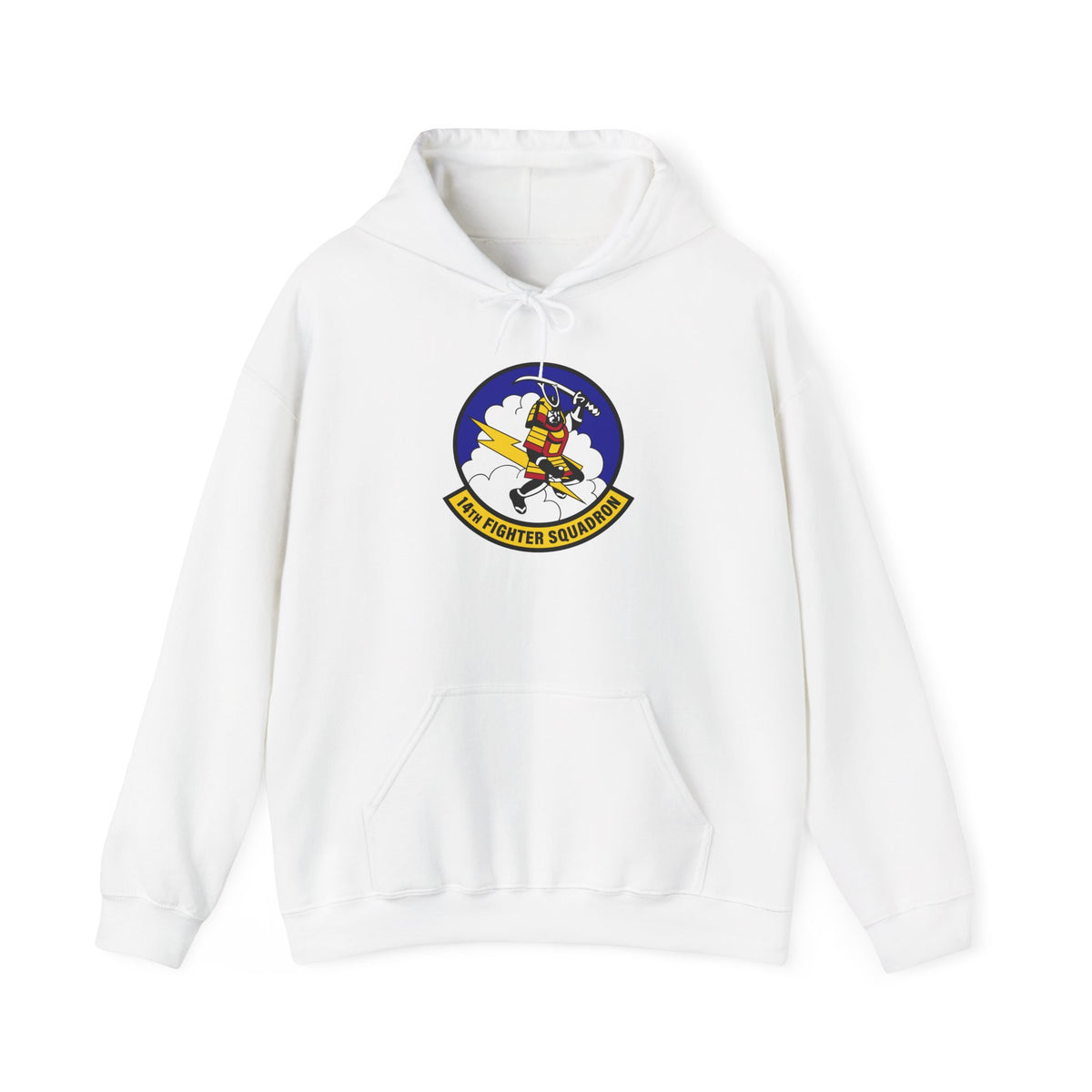 Unisex Heavy Blend Hooded Sweatshirt - USAF - 14th Fighter Squadron wo txt
