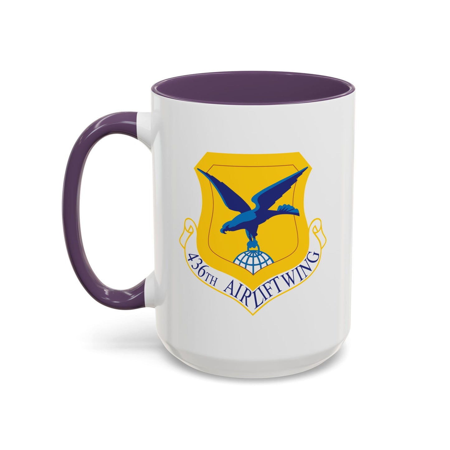 Accent Coffee Mug (11oz & 15oz) - USAF - 436th Airlift Wing wo Txt X 300
