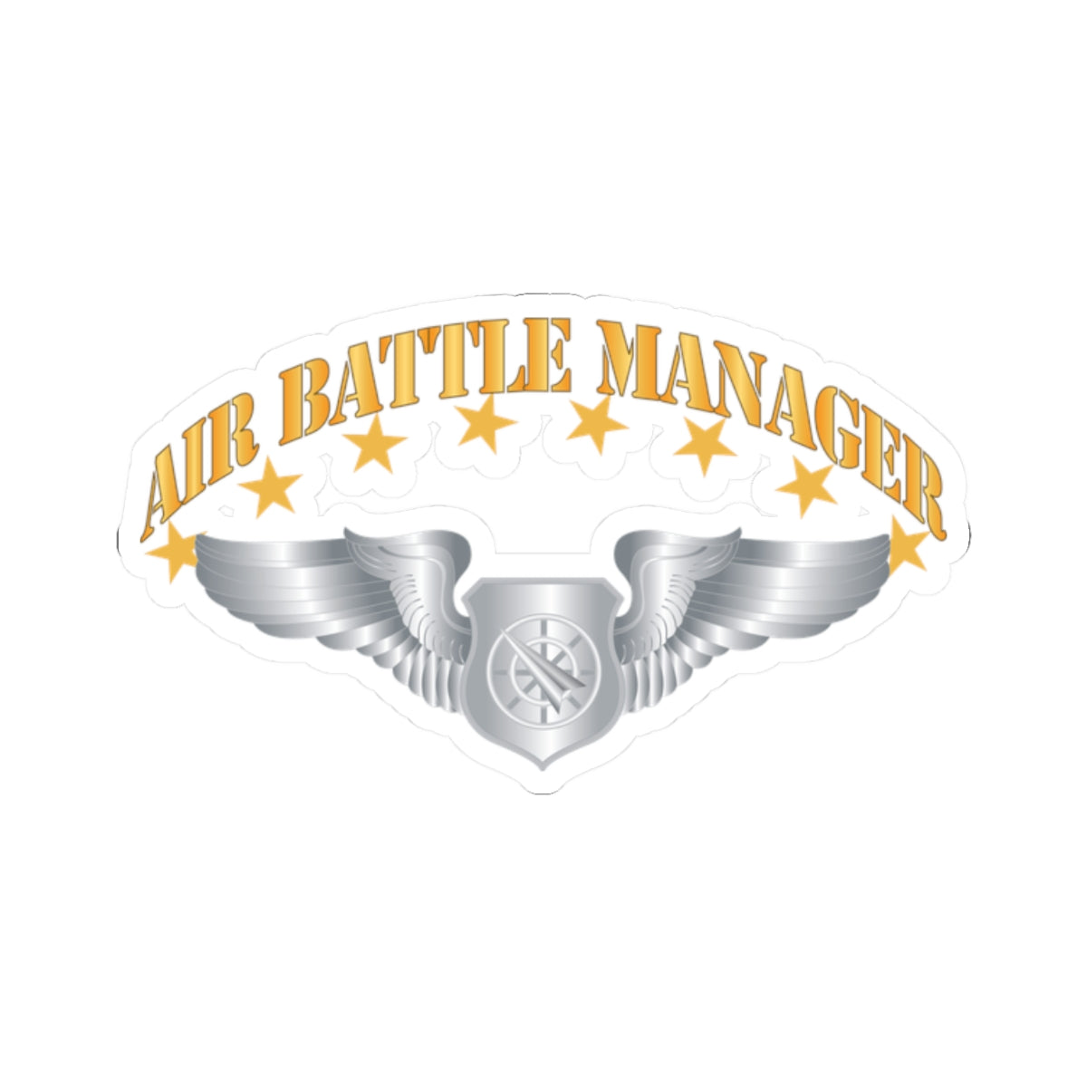 Kiss-Cut Stickers - USAF - Air Battle Manager X 300