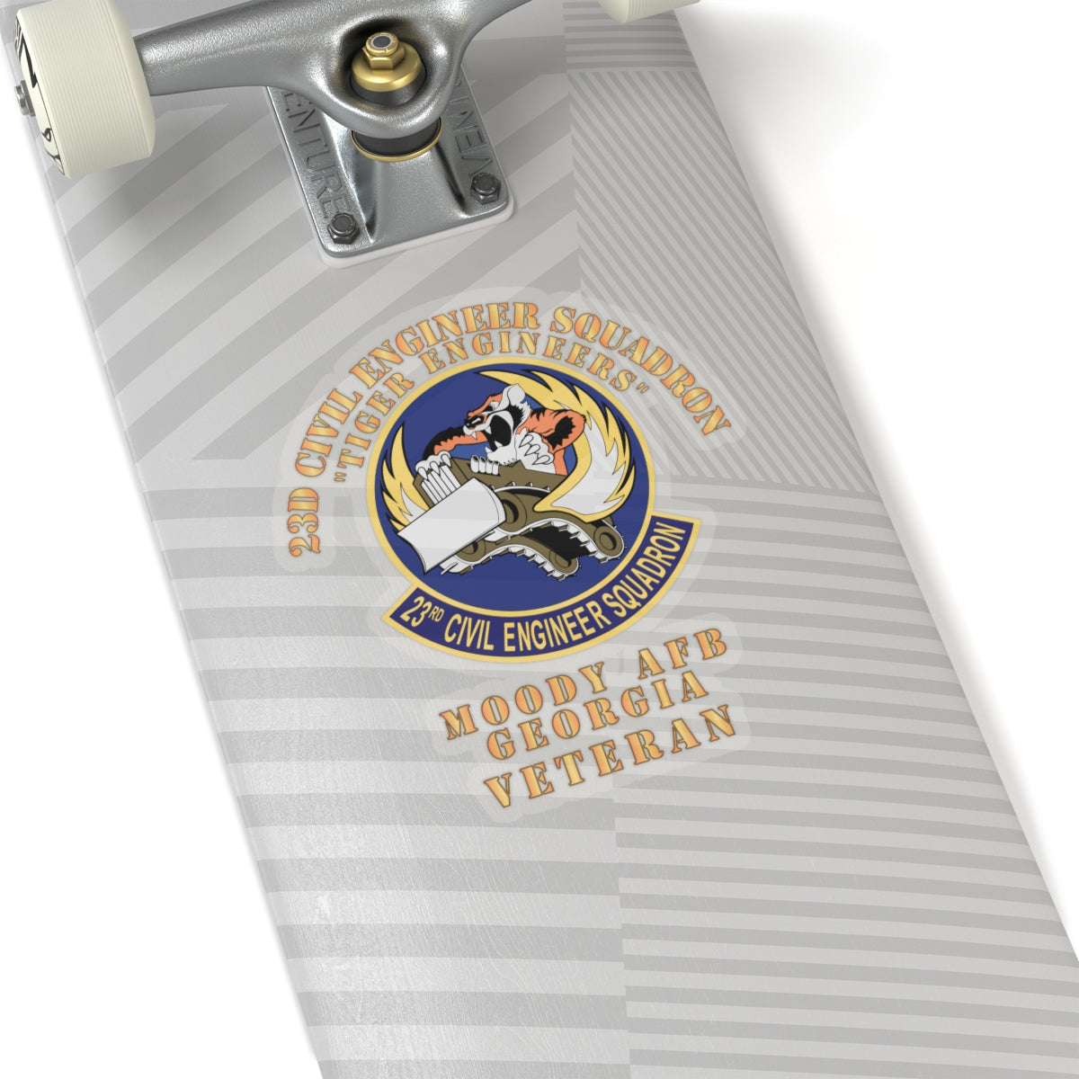 Kiss-Cut Stickers - USAF - 23d Civil Engineer Squadron - Tiger Engineers - Moody AFB, GA